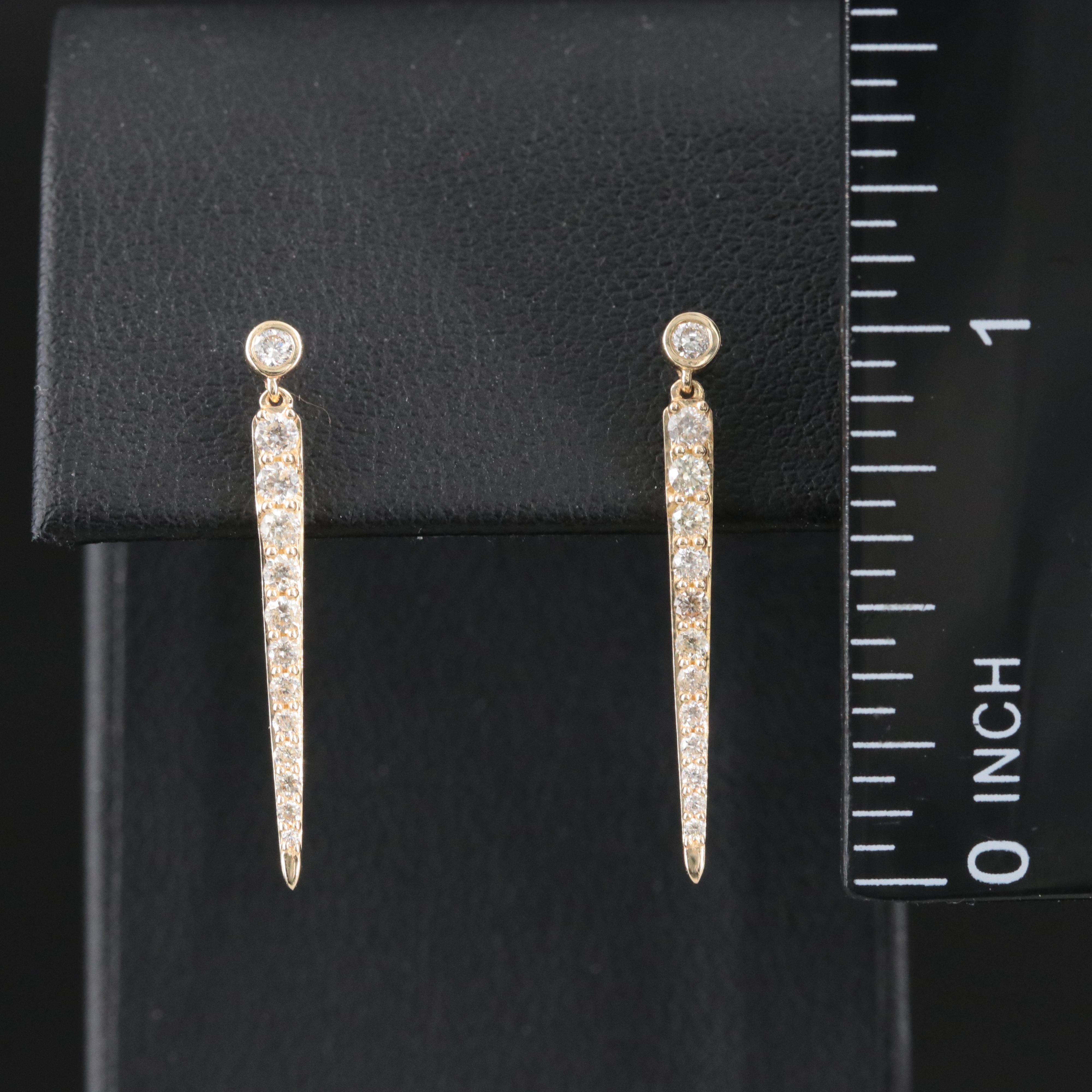 14K 0.44 CTW Diamond Drop Earrings