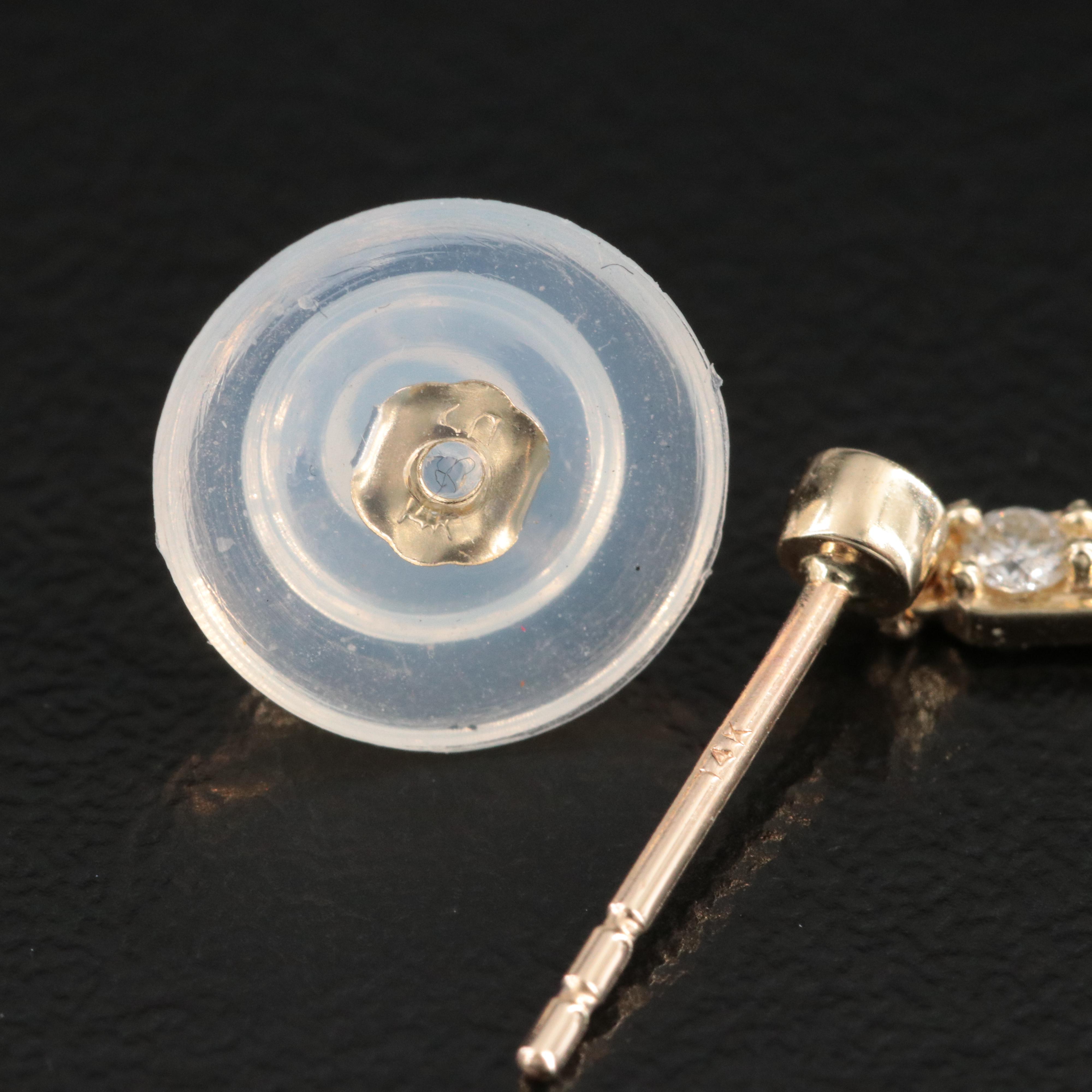 14K 0.44 CTW Diamond Drop Earrings