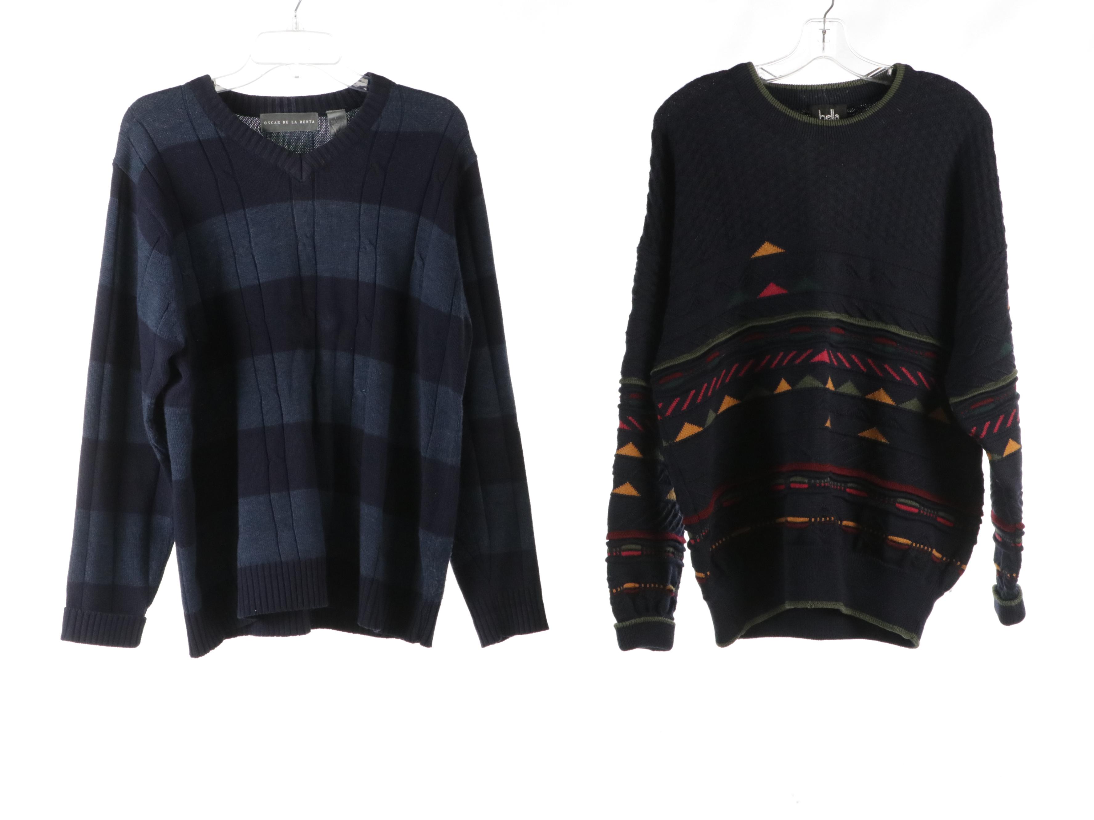 Men's Oscar de la Renta & Greg Norman Pullovers, Bella Wool Sweater & More