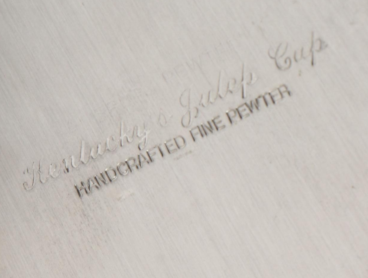 Hanle Pewter Jefferson Cup and Other Pewter Baby Cups with Copper Mule Mugs