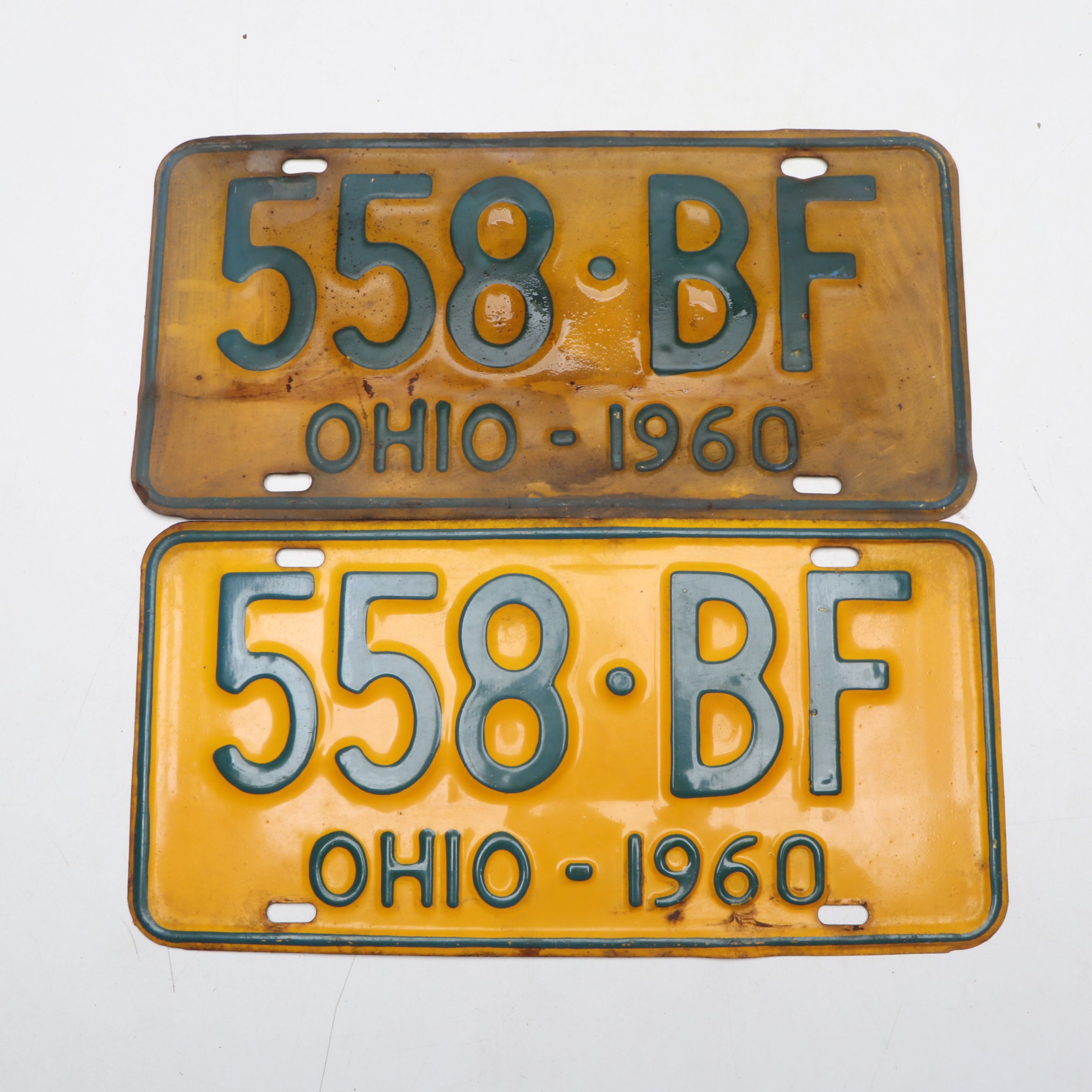 1960s Ohio License Plates