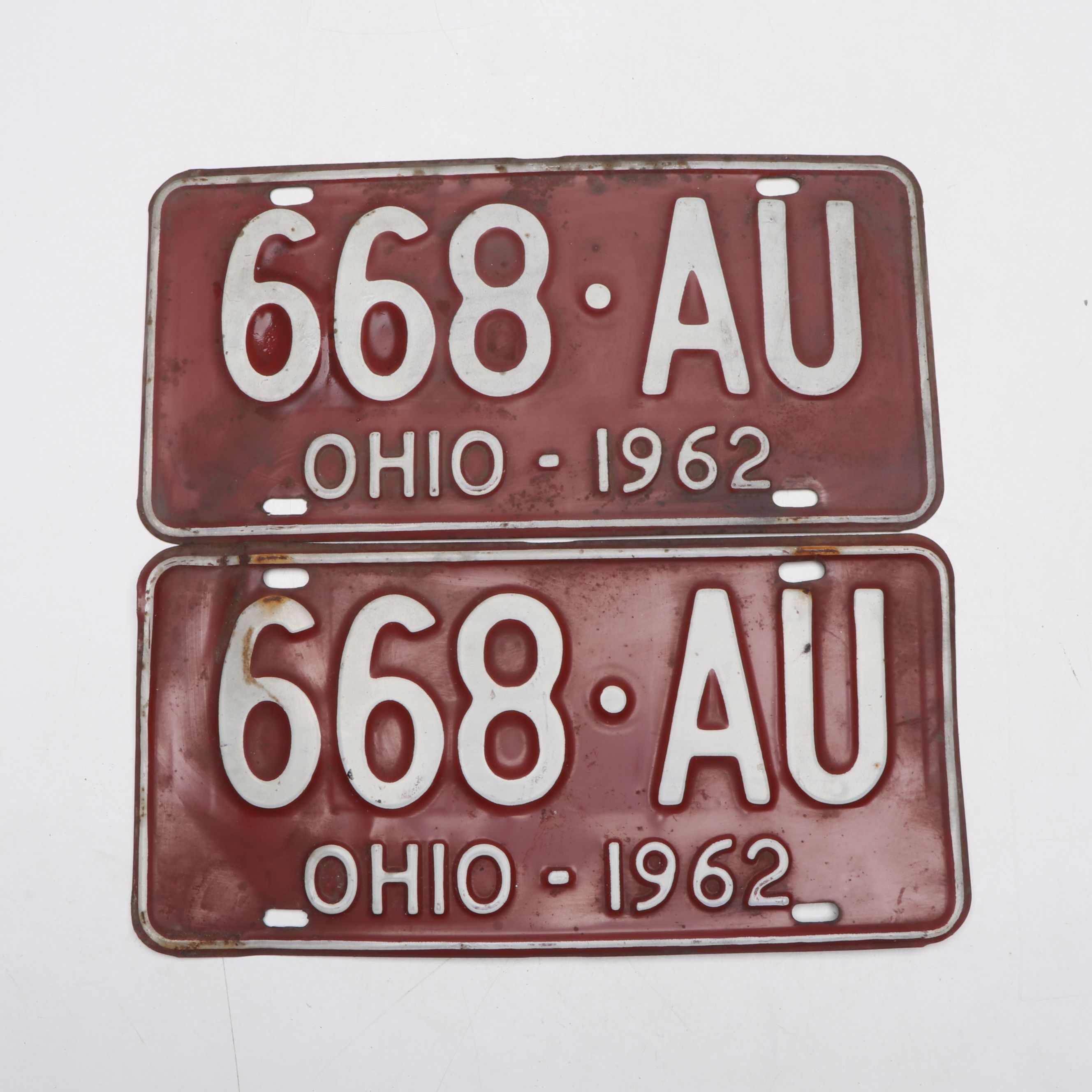 1960s Ohio License Plates