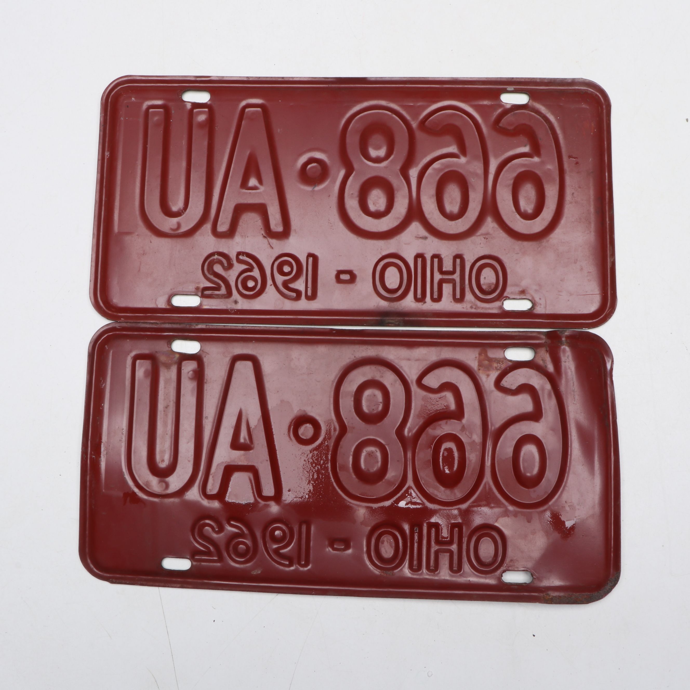 1960s Ohio License Plates