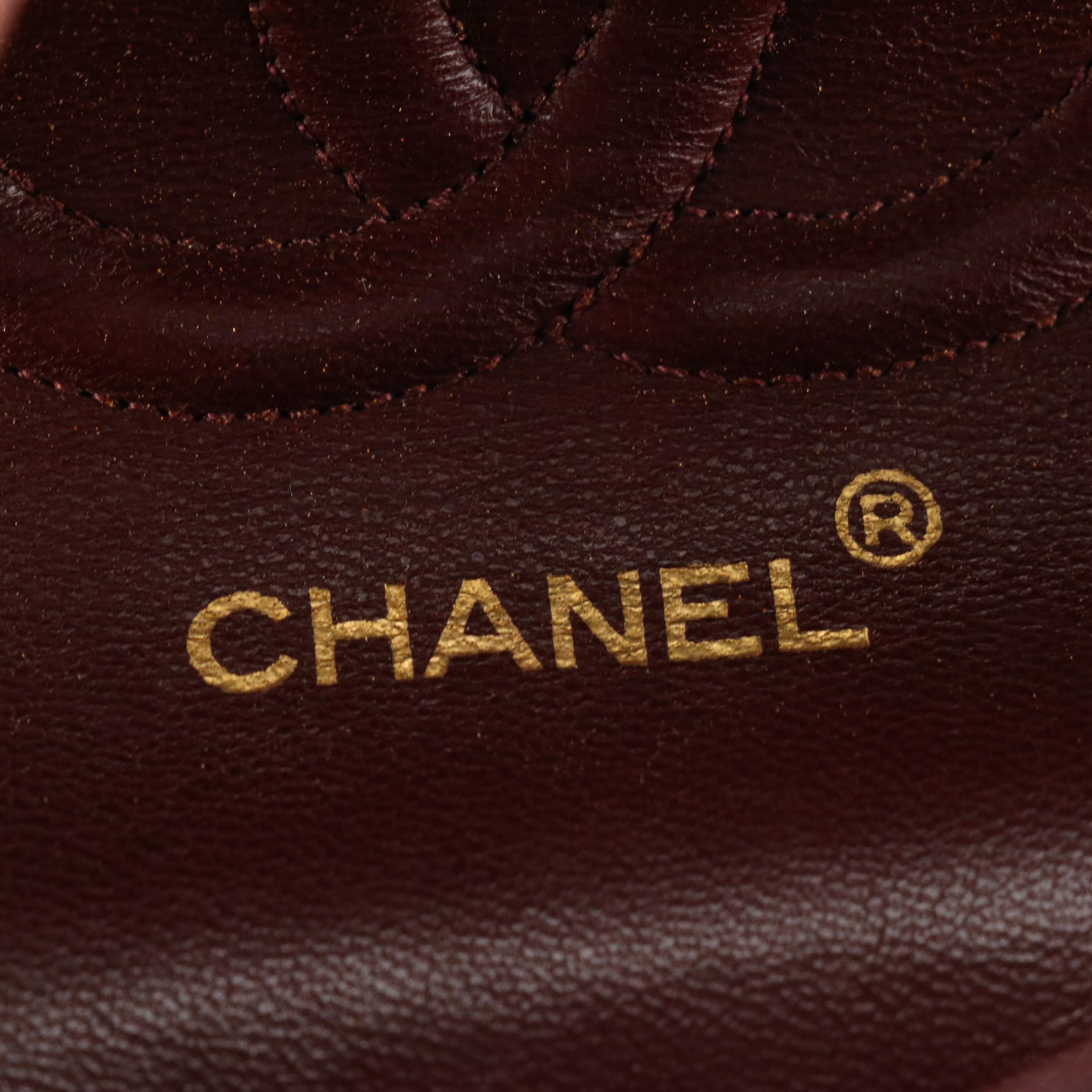 Chanel Quilted Wool Jersey Knit Double Flap Bag with Chain Strap