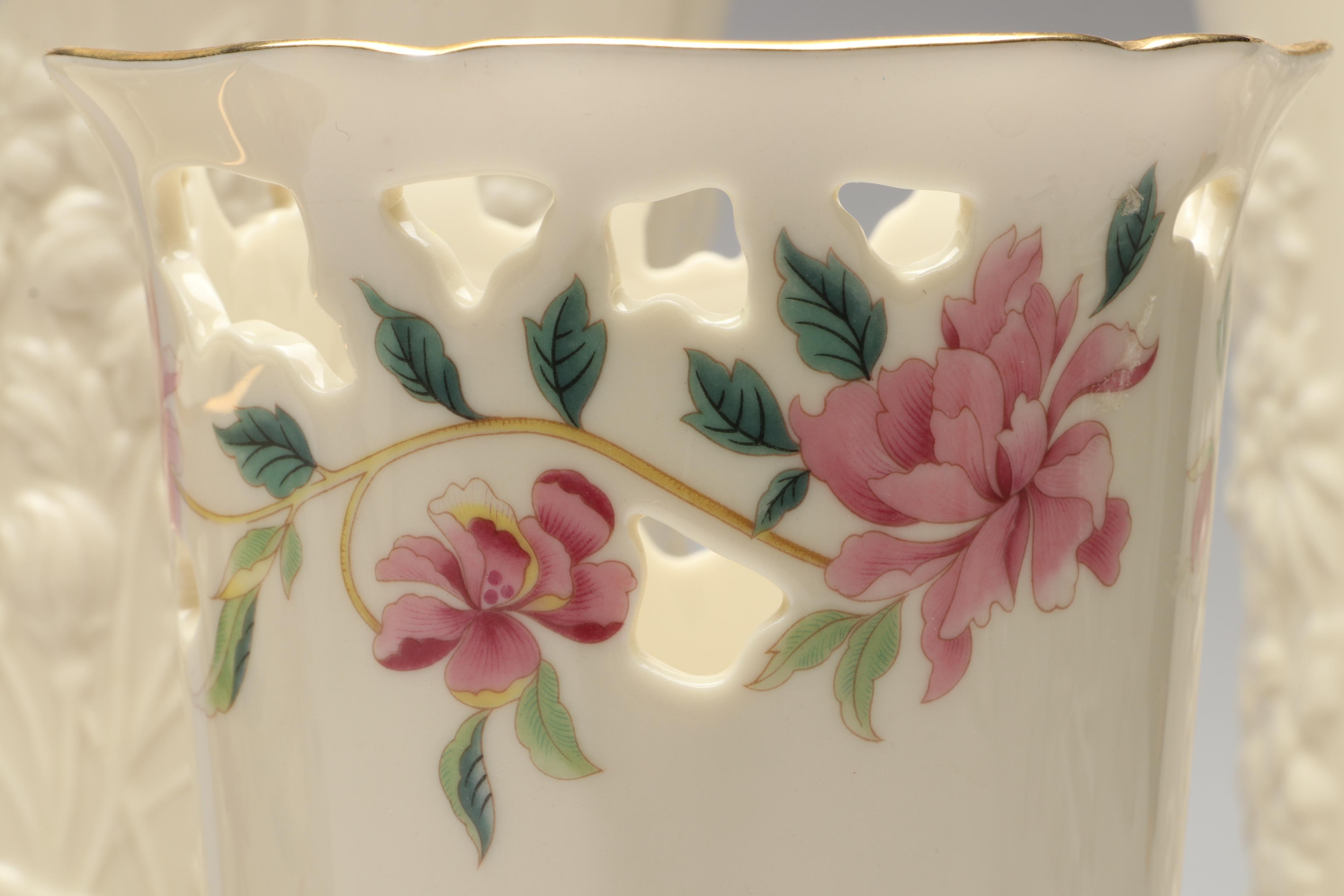 Lenox "Golden Meadows," "Fleur de Lis" and "Barrington" Ceramic Vases