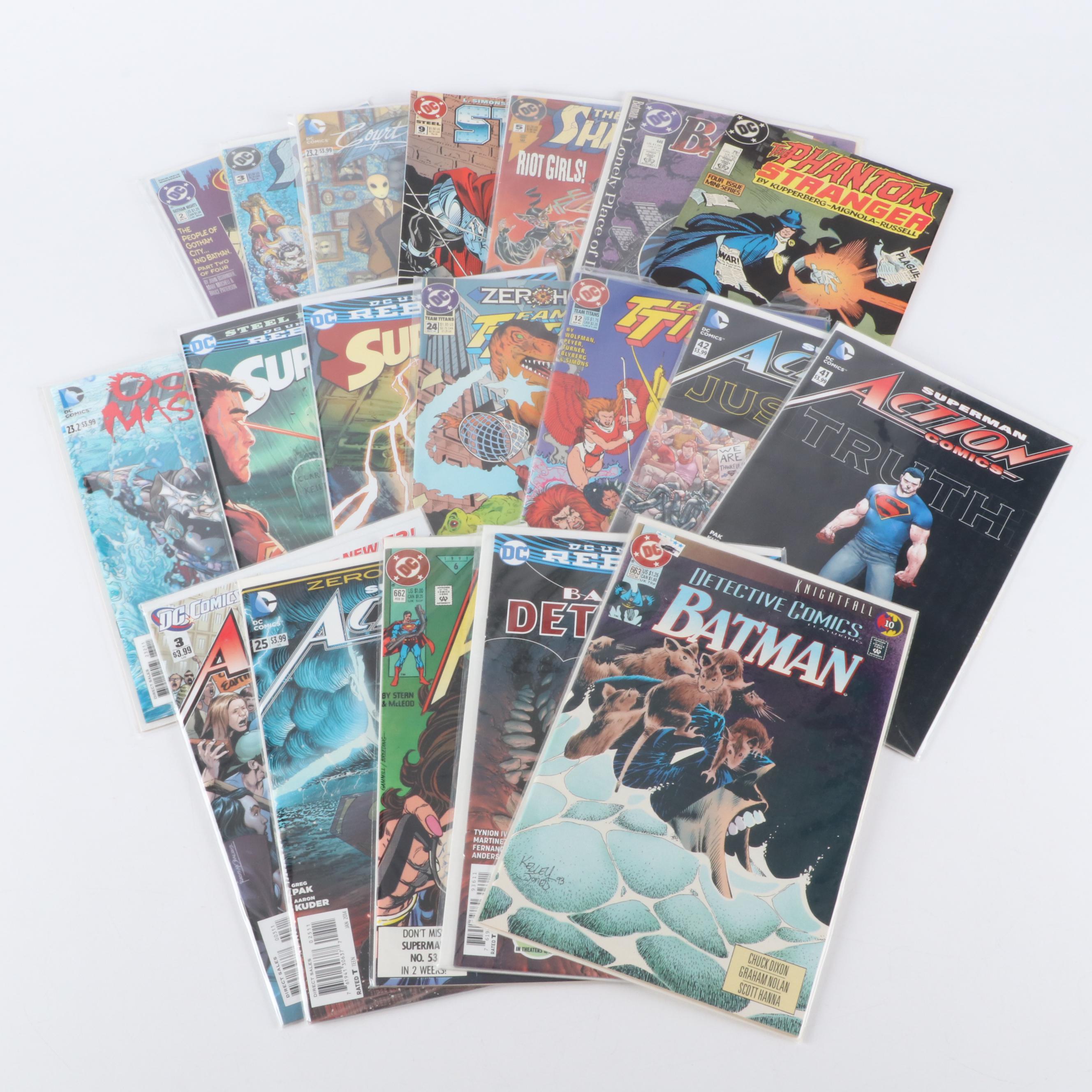 Sixty-Three Comic Books and Five Marvel Trade Paperback Books, 1970s to 2010s