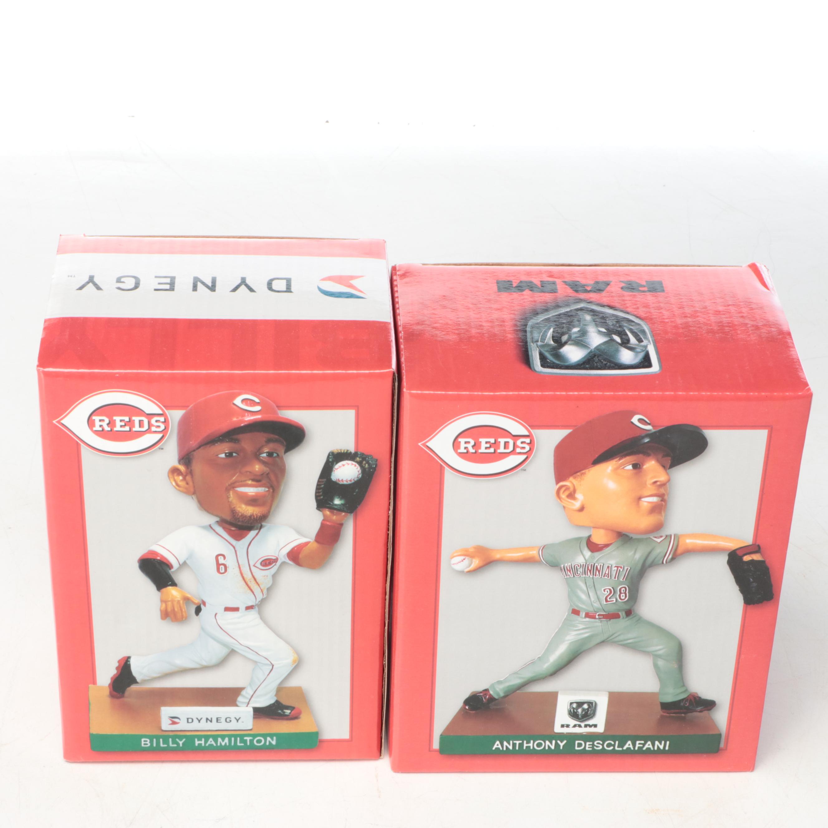 Cincinnati Reds Bobbleheads with Oversized Pennant, Early 21st Century