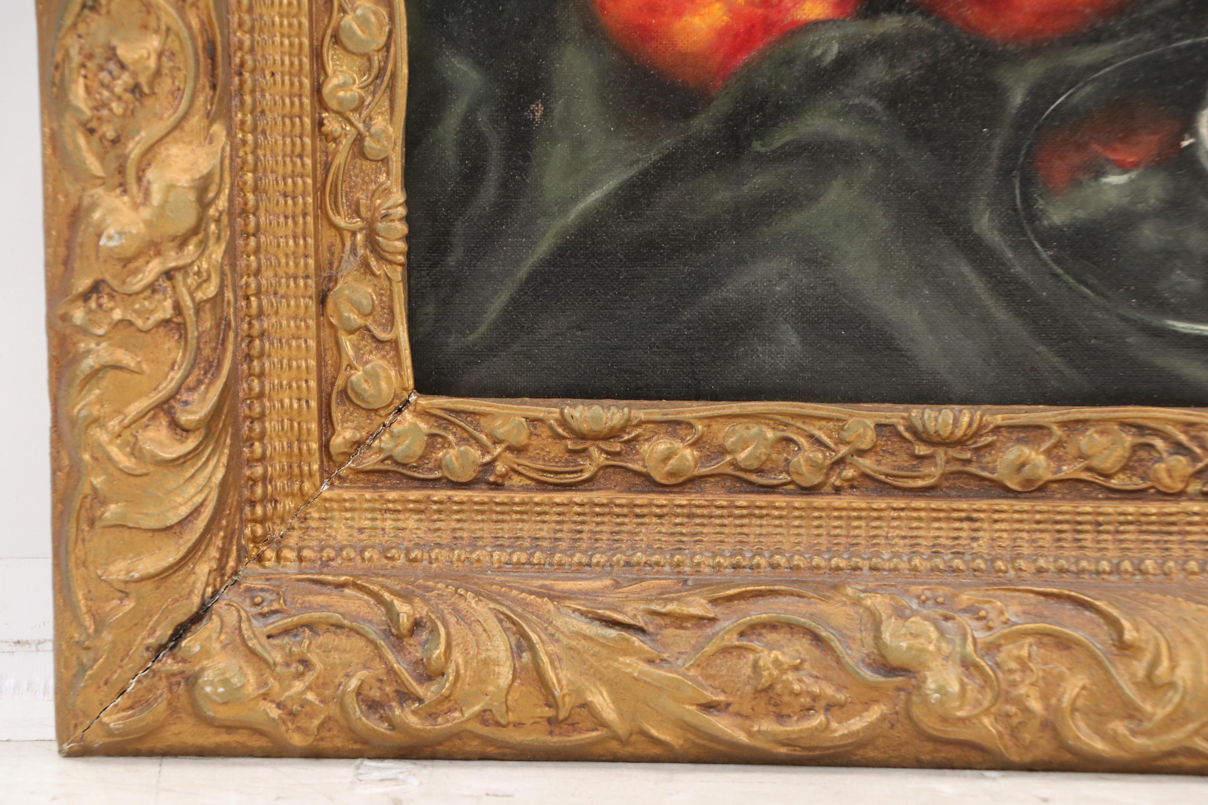 Still Life with Apples Oil Painting, 1964