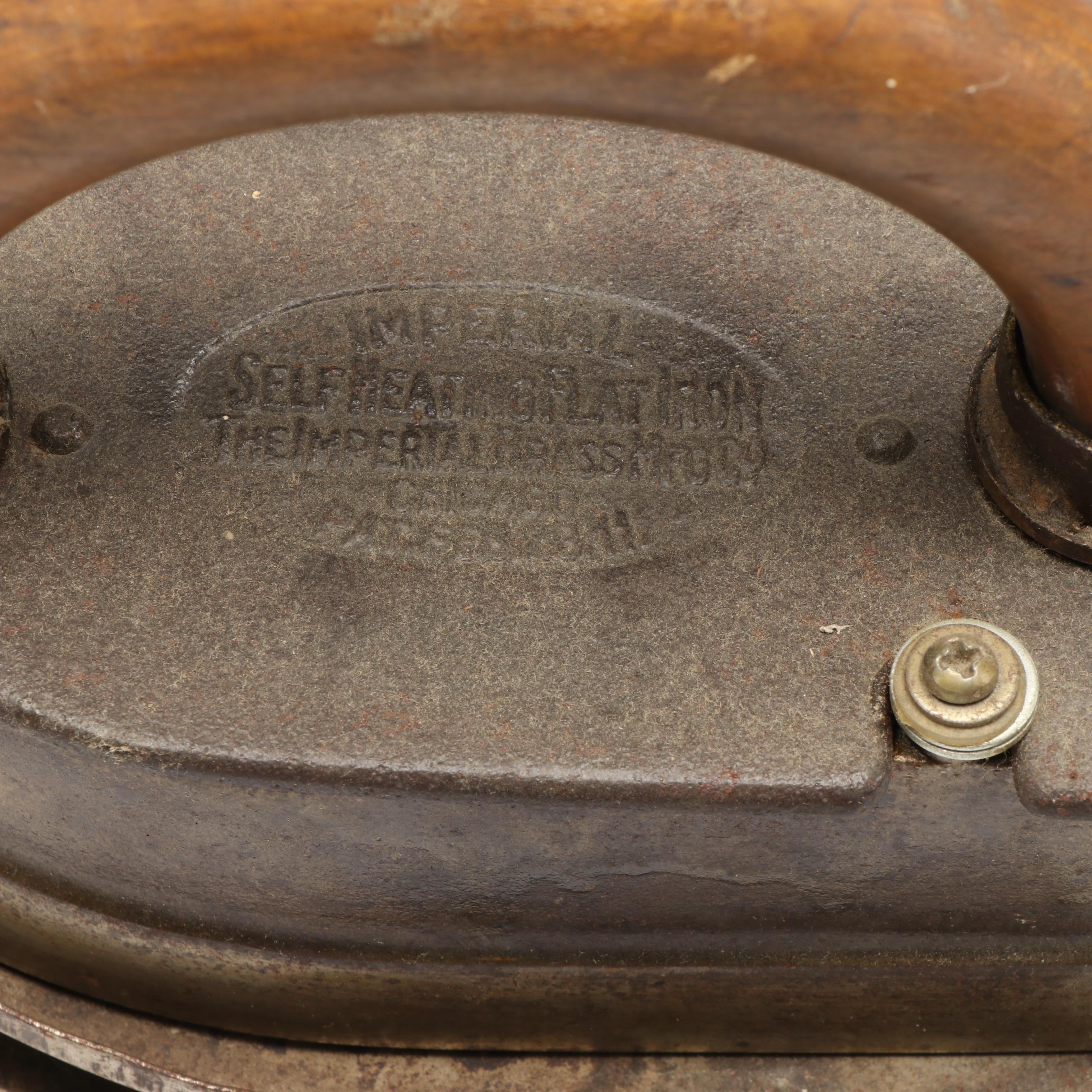 Imperial, Wapak, and Other Cast Iron Sad Irons