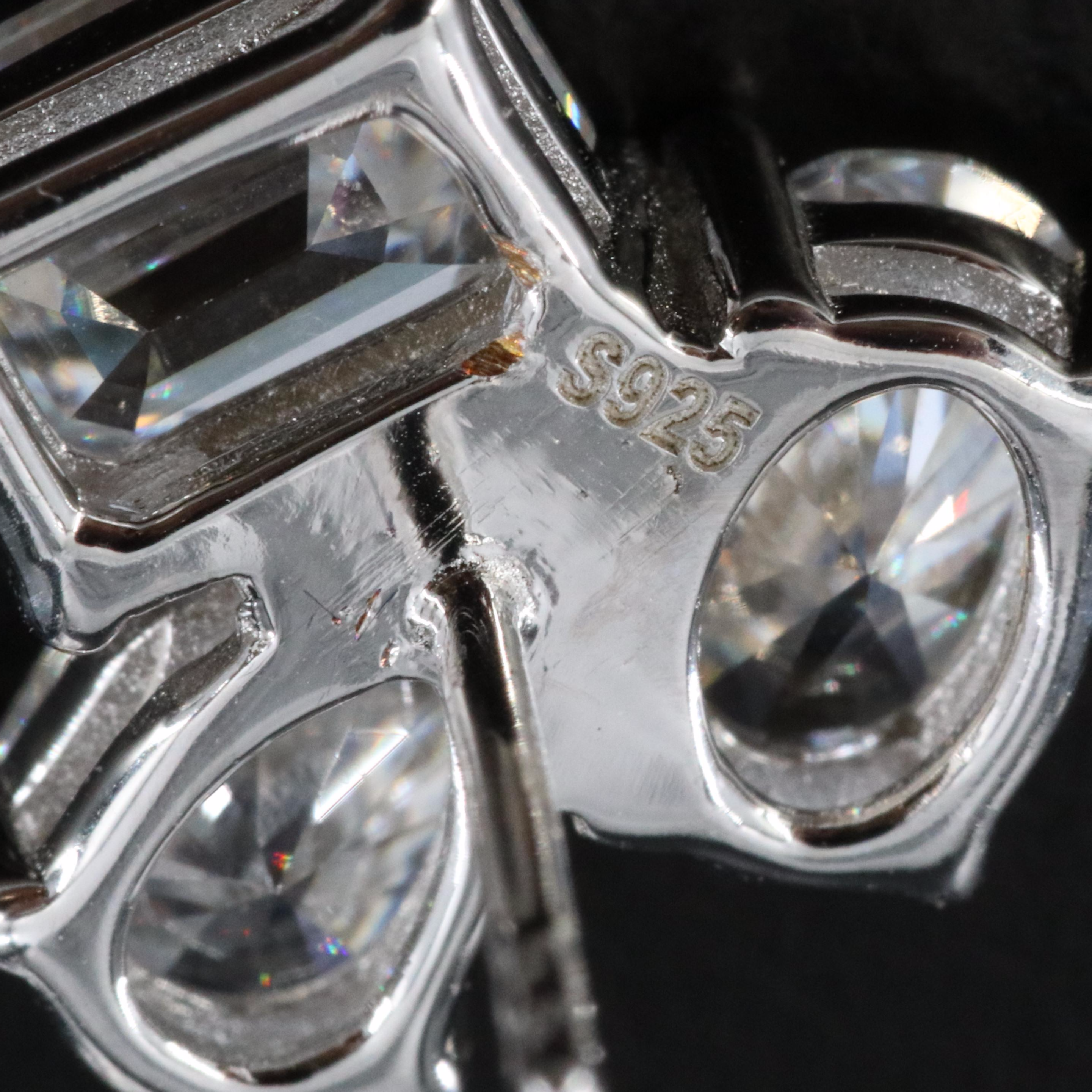 Sterling Moissanite Earrings