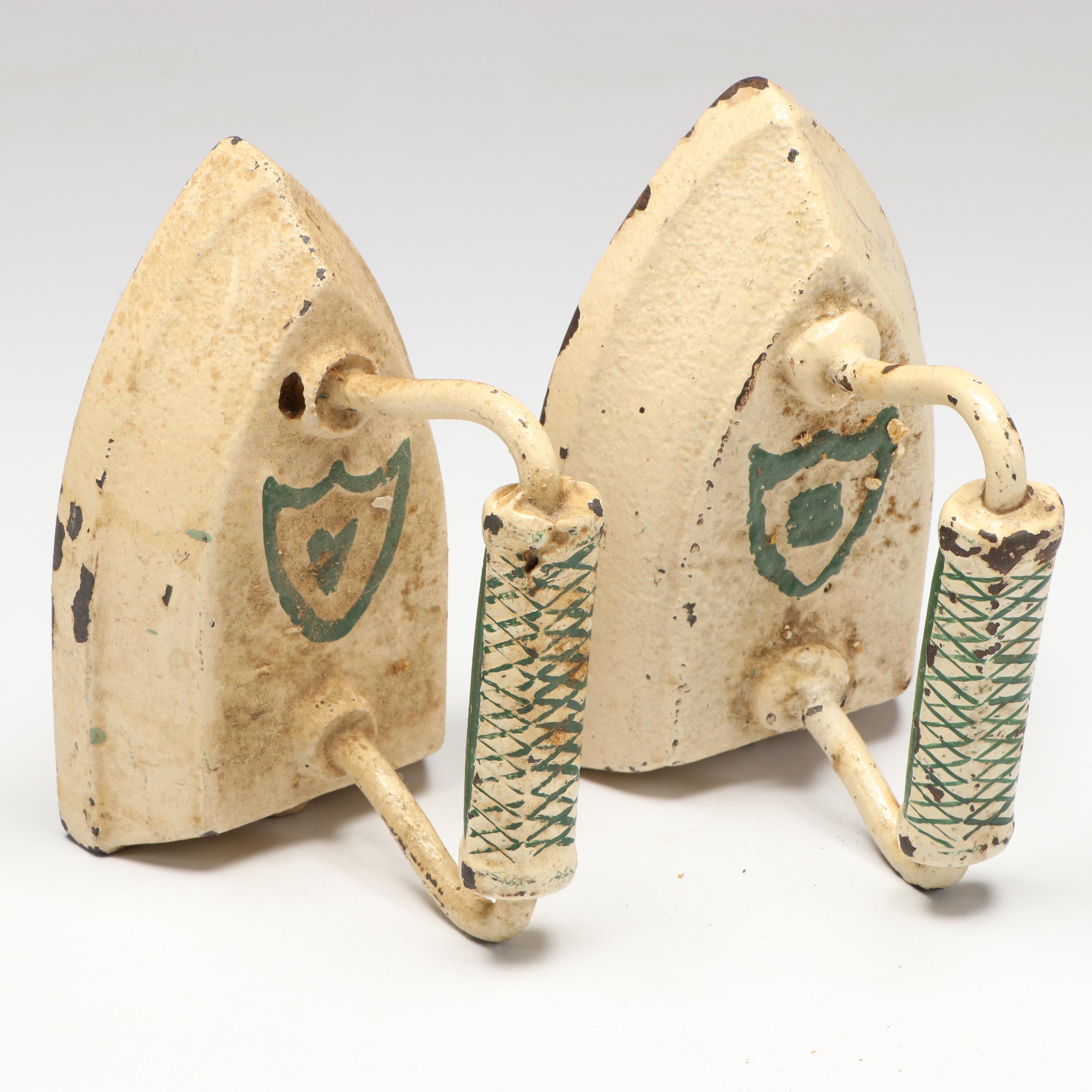 Imperial, Wapak, and Other Cast Iron Sad Irons