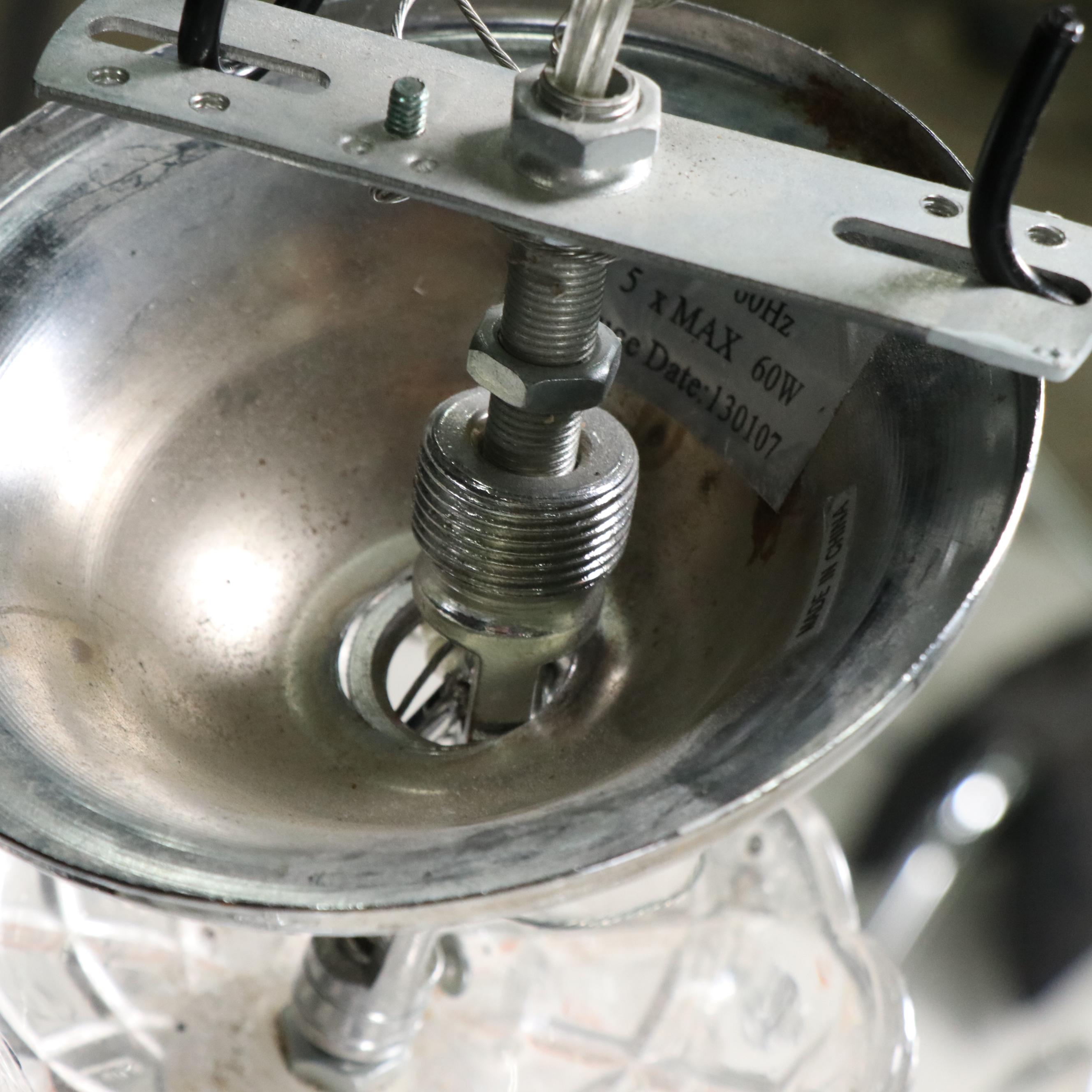 Venetian Style Five-Arm Chandelier