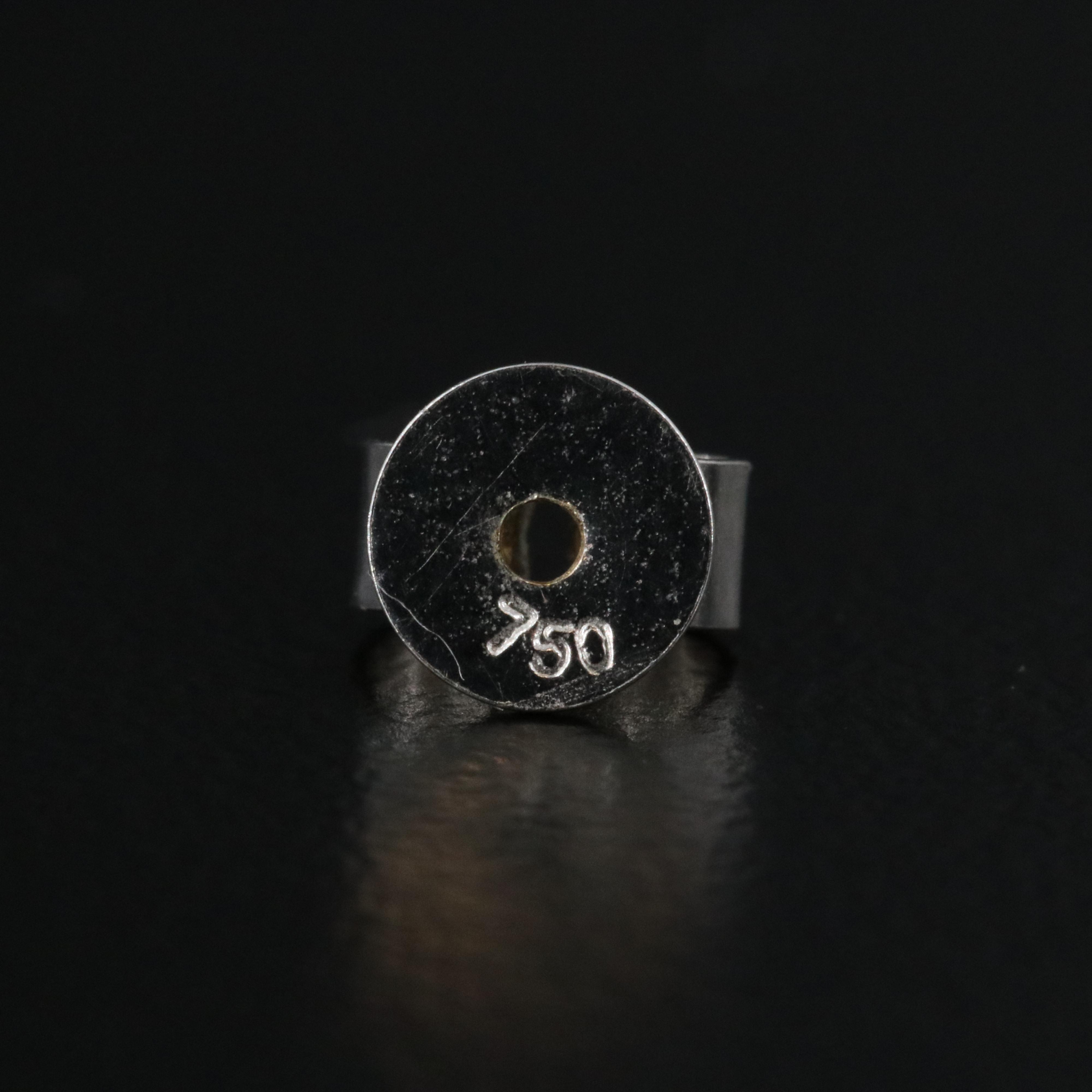 18K Heart Earrings with 0.36 CTW Floating Diamonds