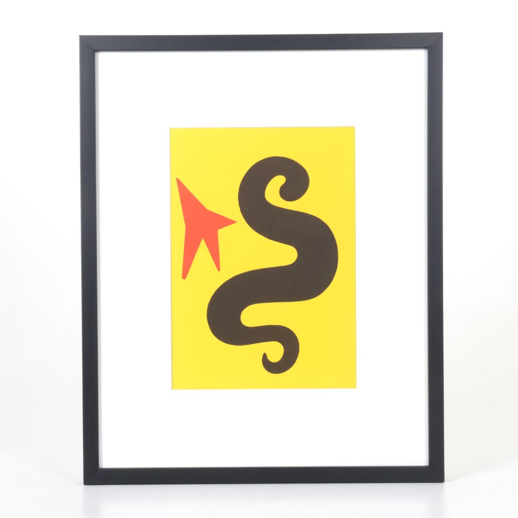 Alexander Calder Color Lithograph for "Derrière le Miroir," 1971