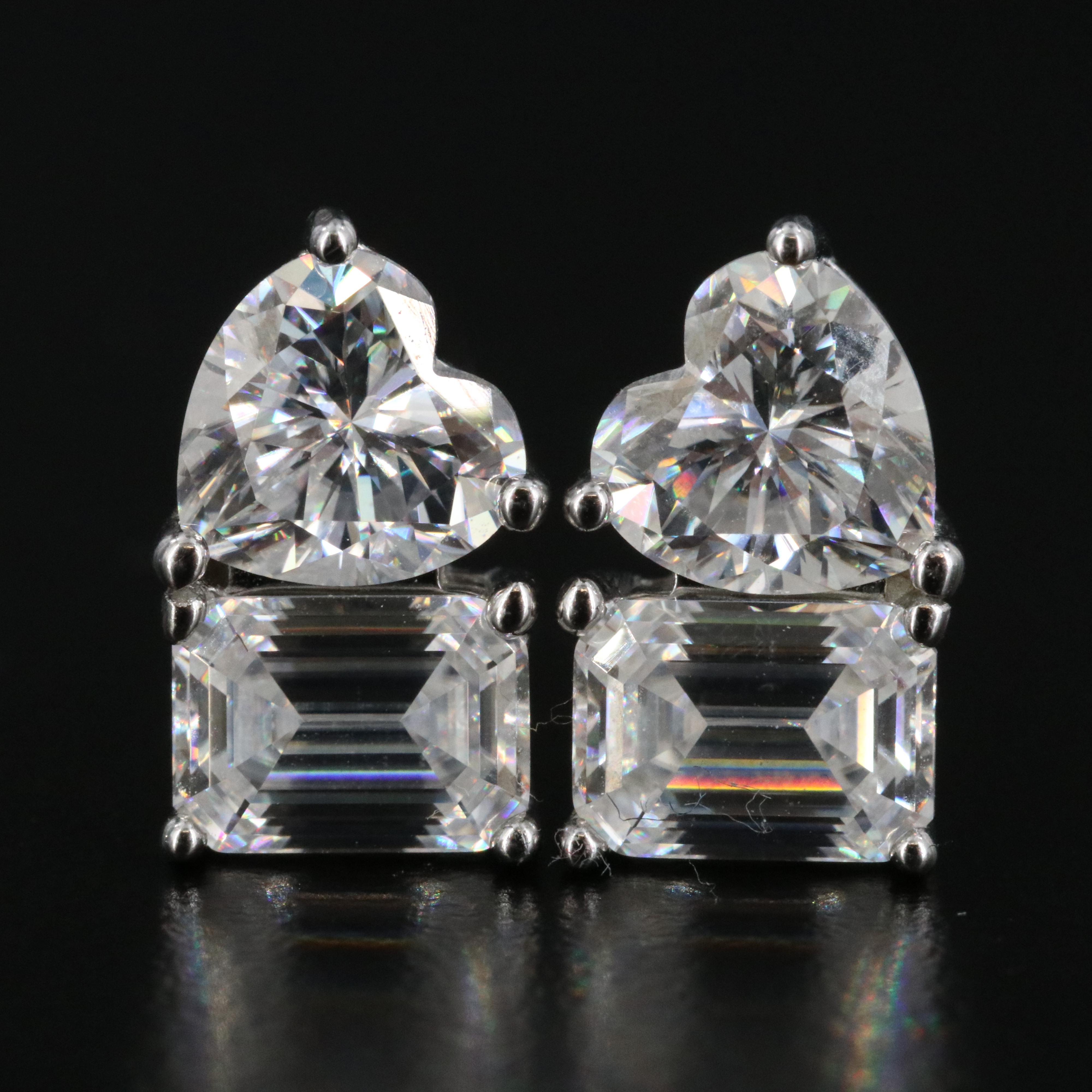 Sterling Moissanite Earrings