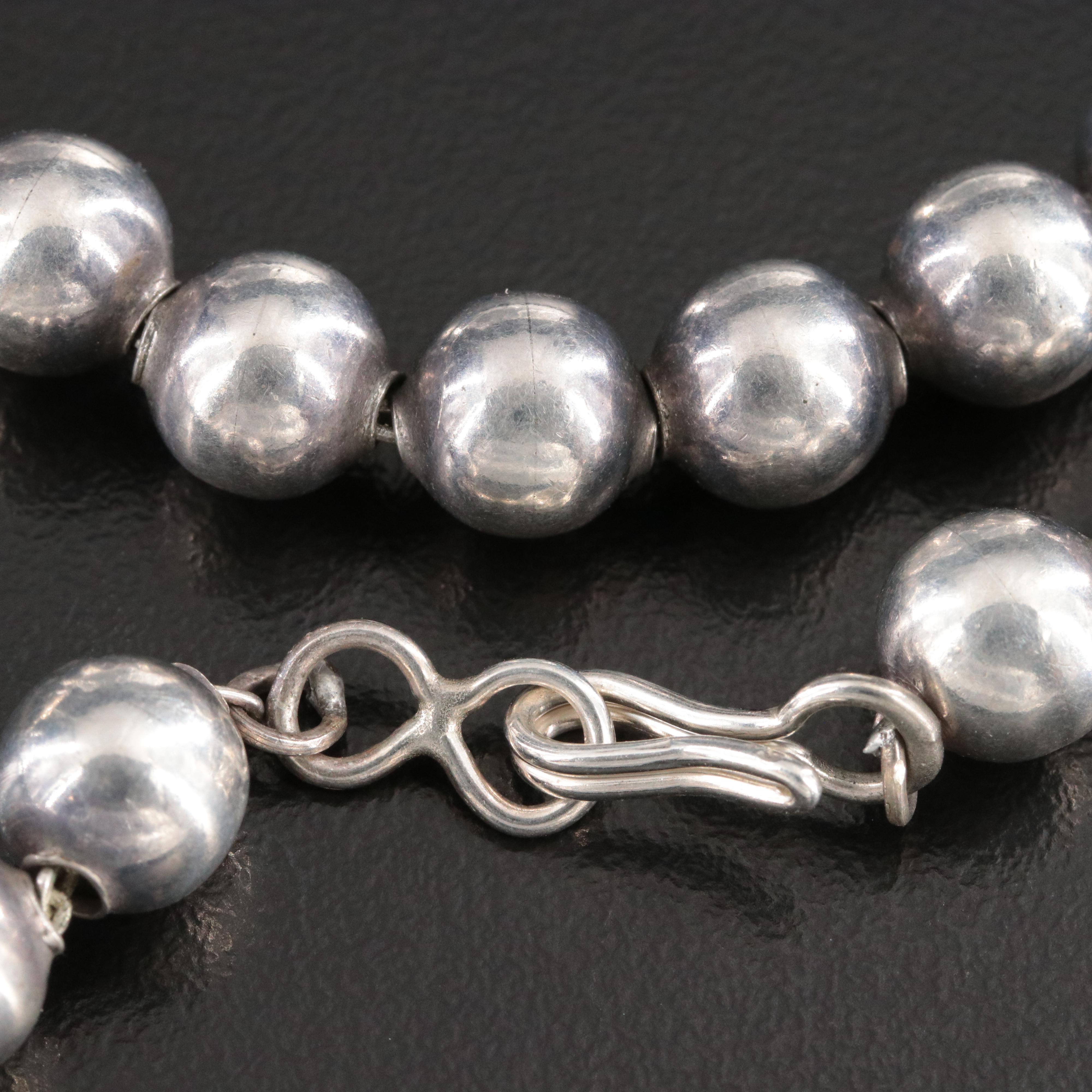 Daniel Zender Southwestern Sterling Turquoise Pendant Necklace