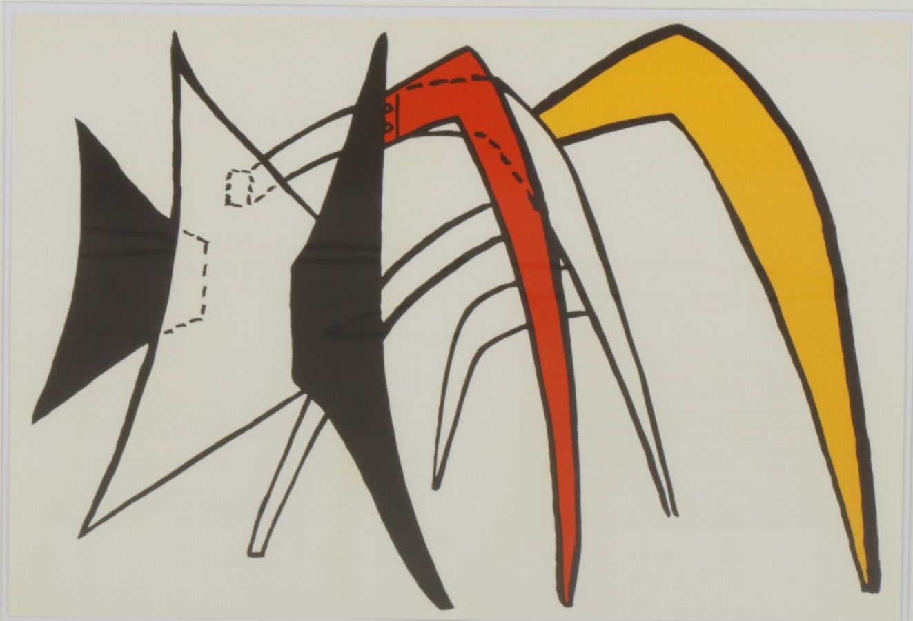 Alexander Calder Double-Page Color Lithograph for "Derrière le Miroir," 1963