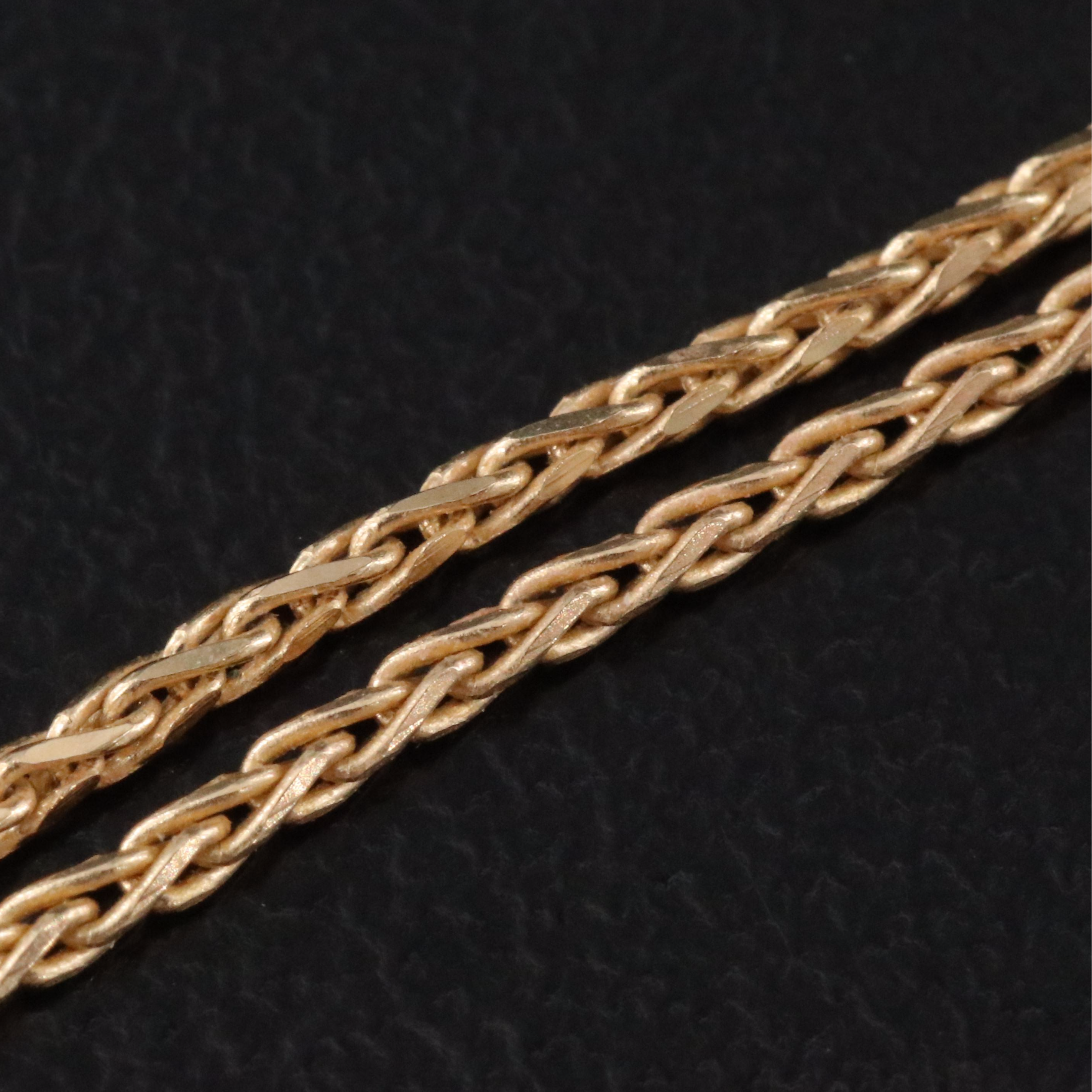 14K Wheat Chain Necklace