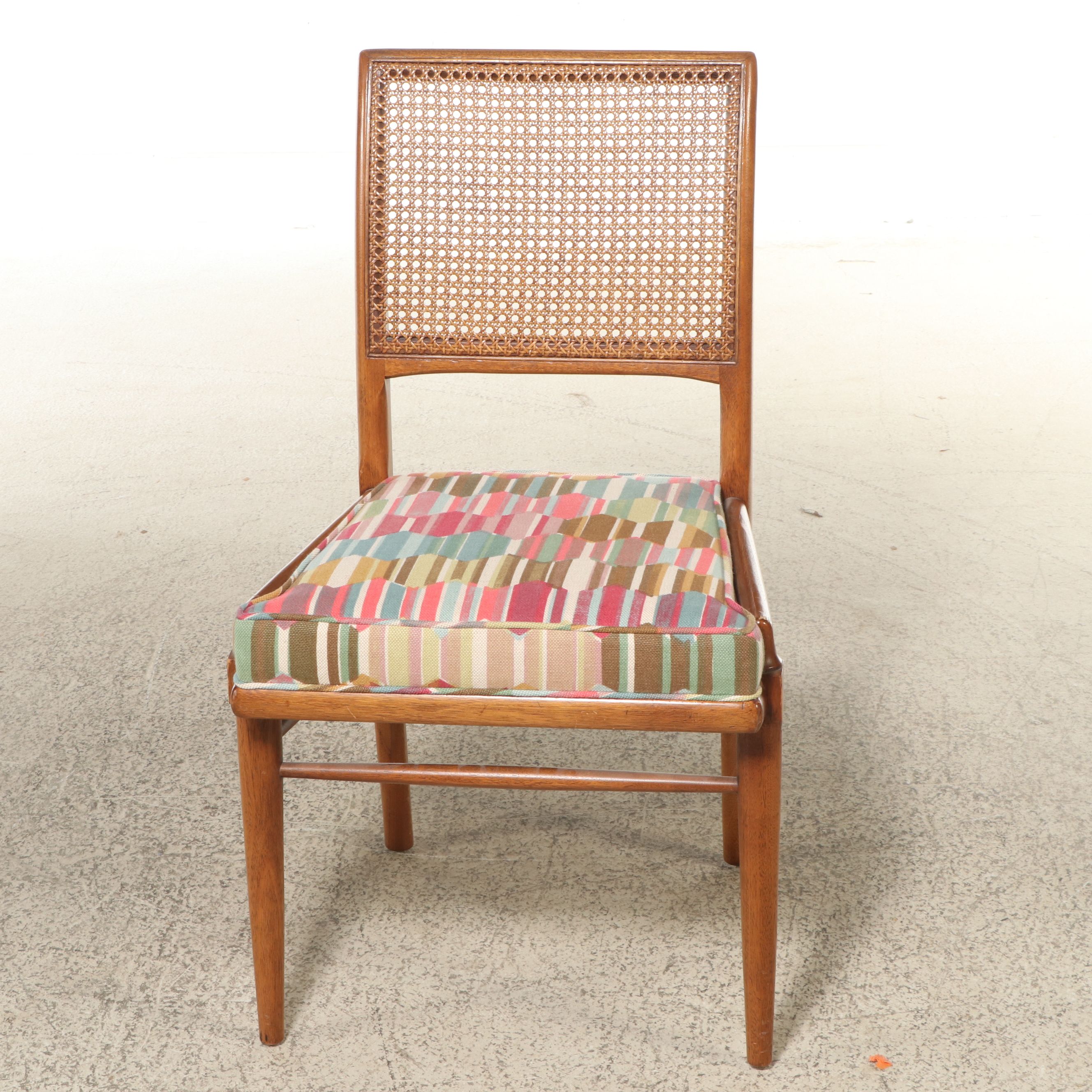 Danish Modern Walnut Dining Table with Four Henredon "Circa '60" Chairs