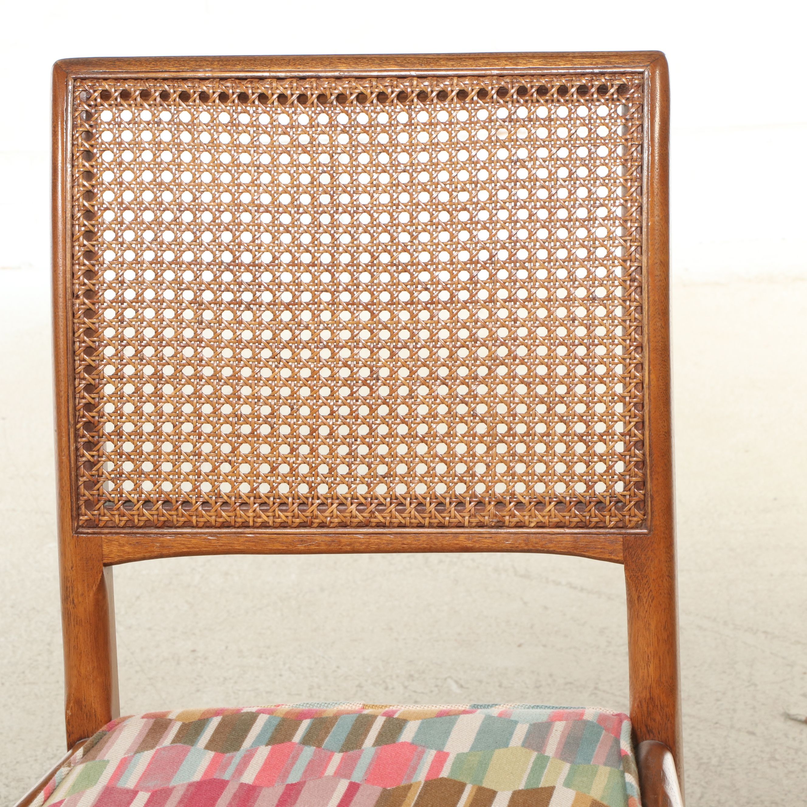 Danish Modern Walnut Dining Table with Four Henredon "Circa '60" Chairs