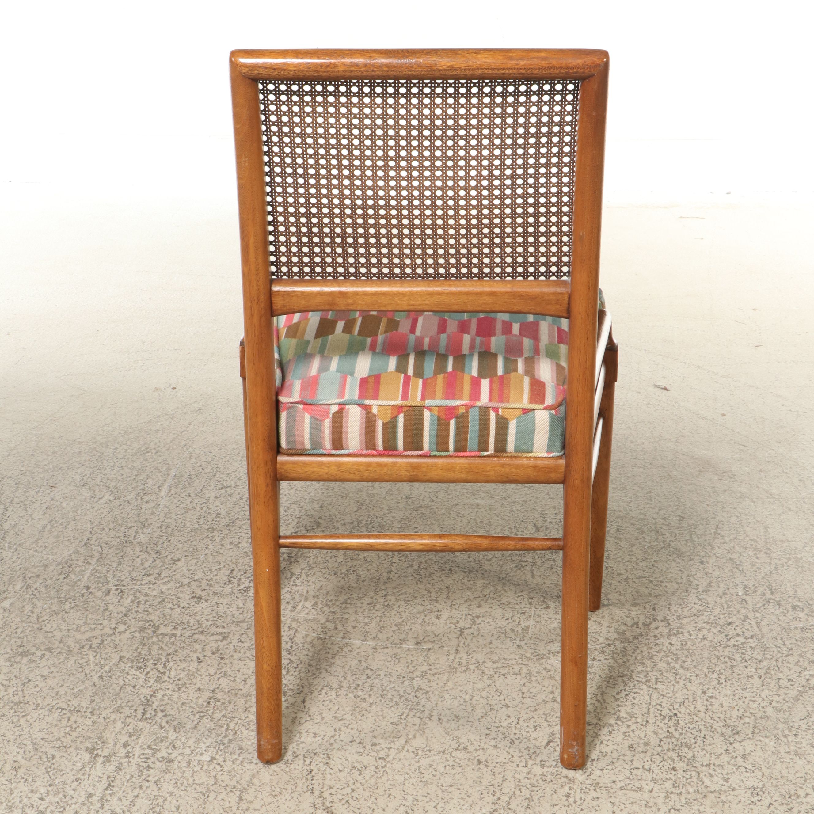 Danish Modern Walnut Dining Table with Four Henredon "Circa '60" Chairs