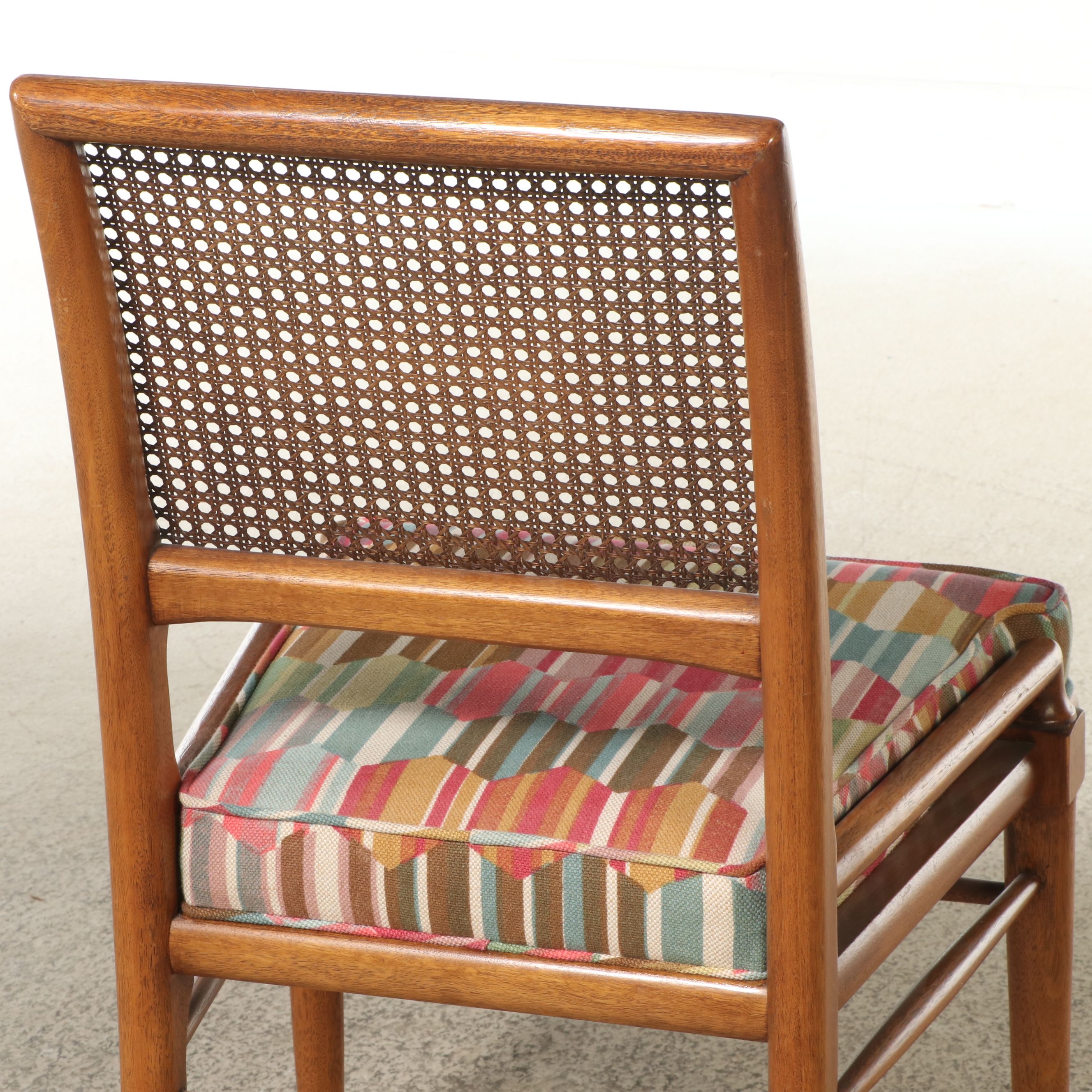 Danish Modern Walnut Dining Table with Four Henredon "Circa '60" Chairs