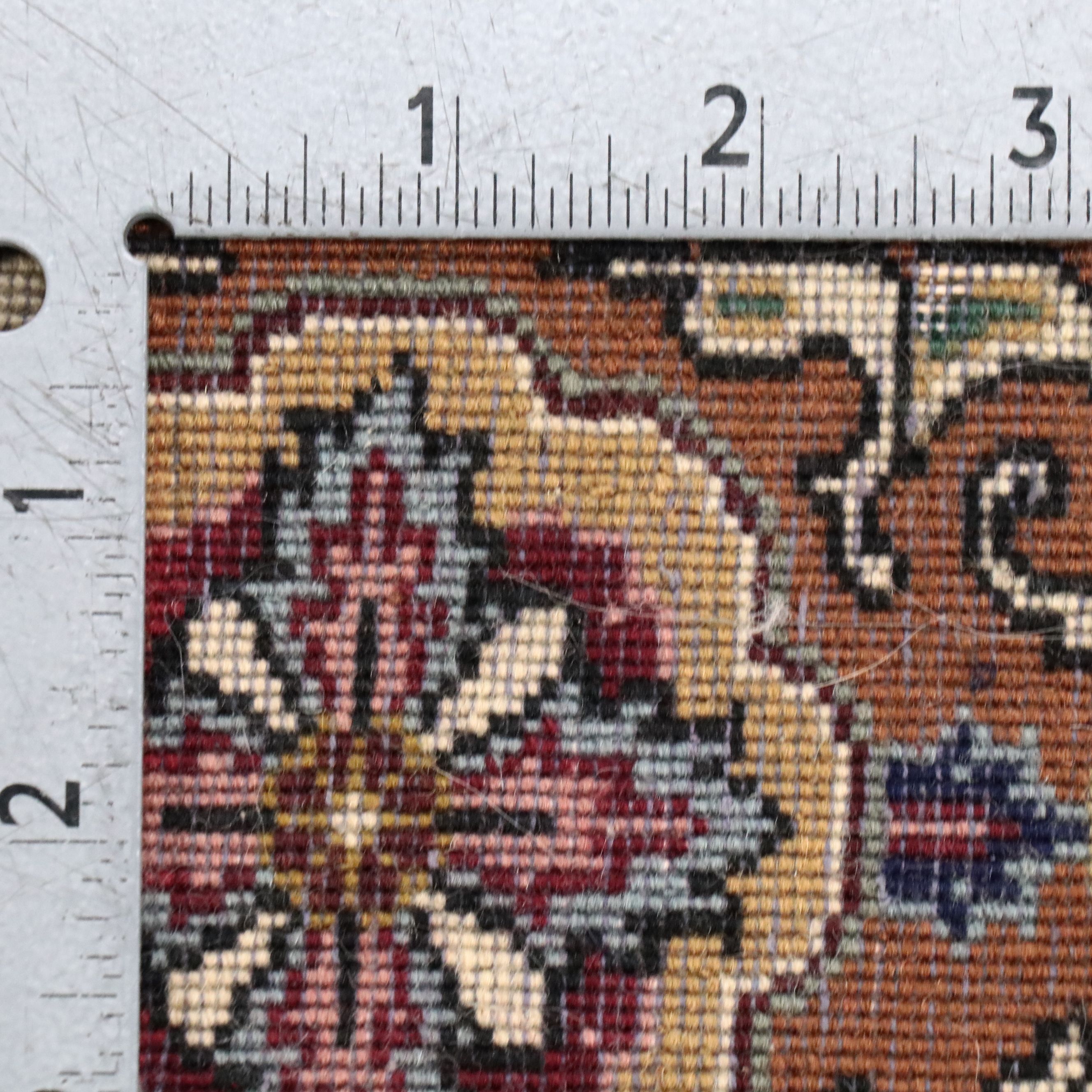 3'2 x 5'3 Hand-Knotted Persian Tabriz Pictorial Area Rug