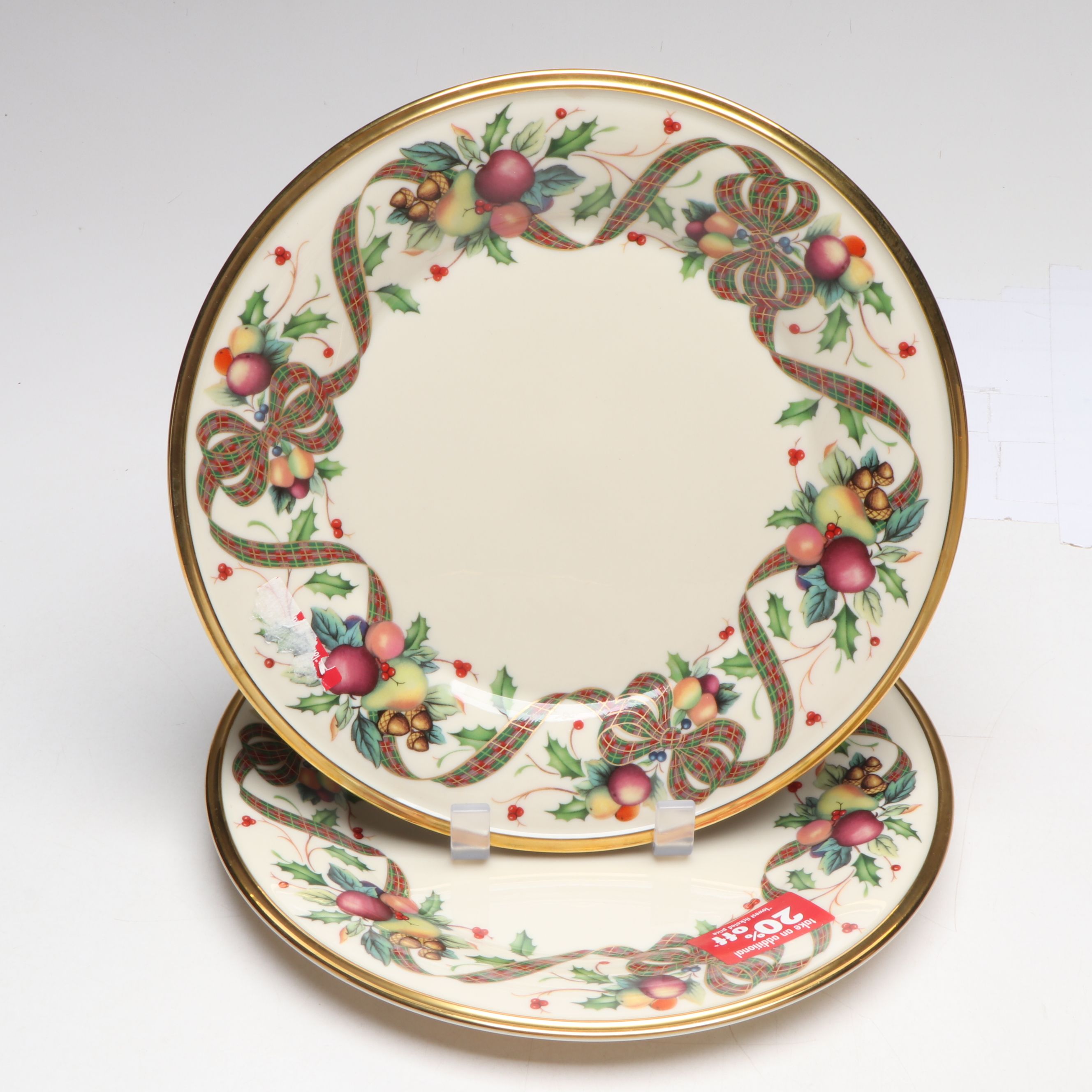 Lenox Wedding Plate, "Winter Greetings" Punch Bowl and Other Seasonal Dinnerware