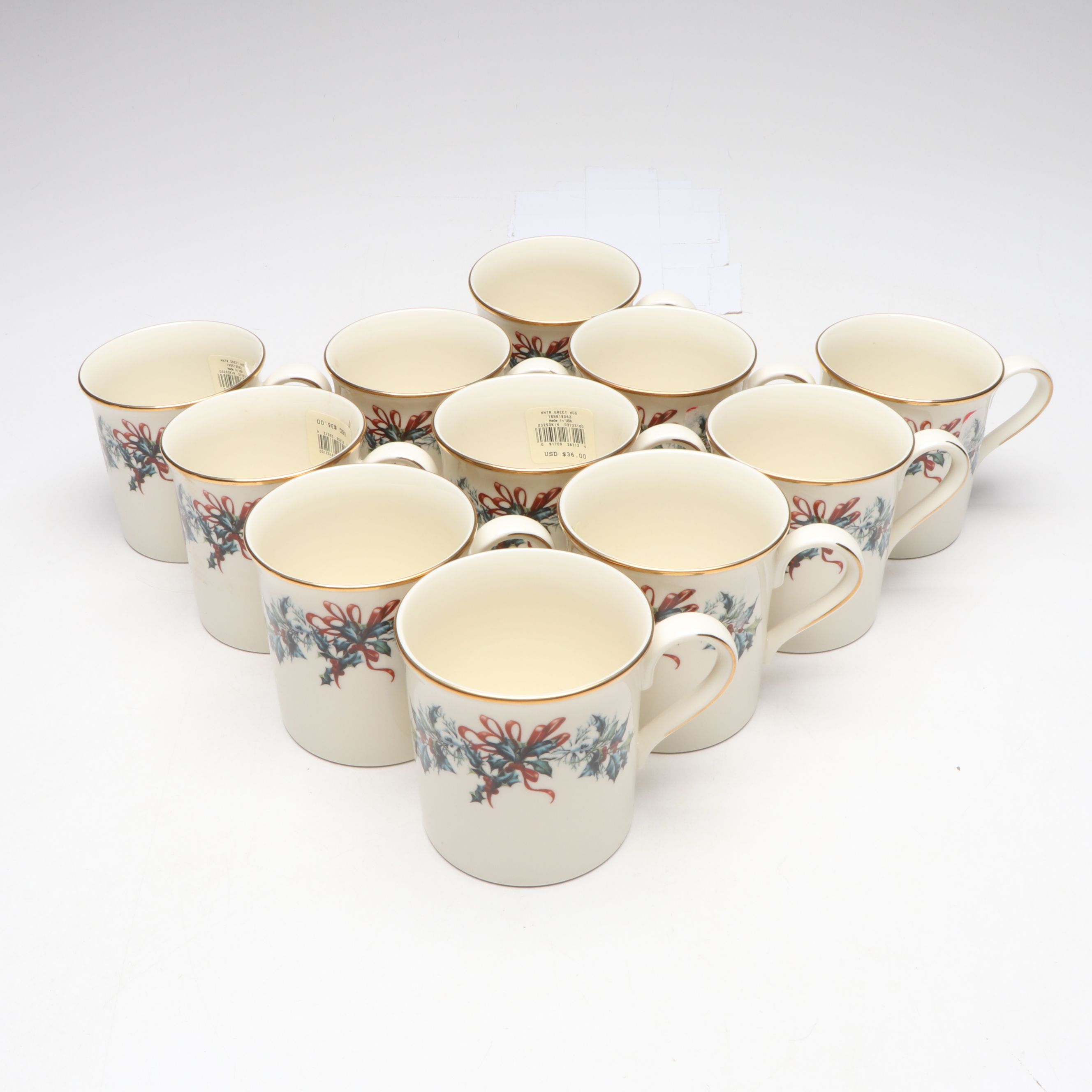 Lenox Wedding Plate, "Winter Greetings" Punch Bowl and Other Seasonal Dinnerware