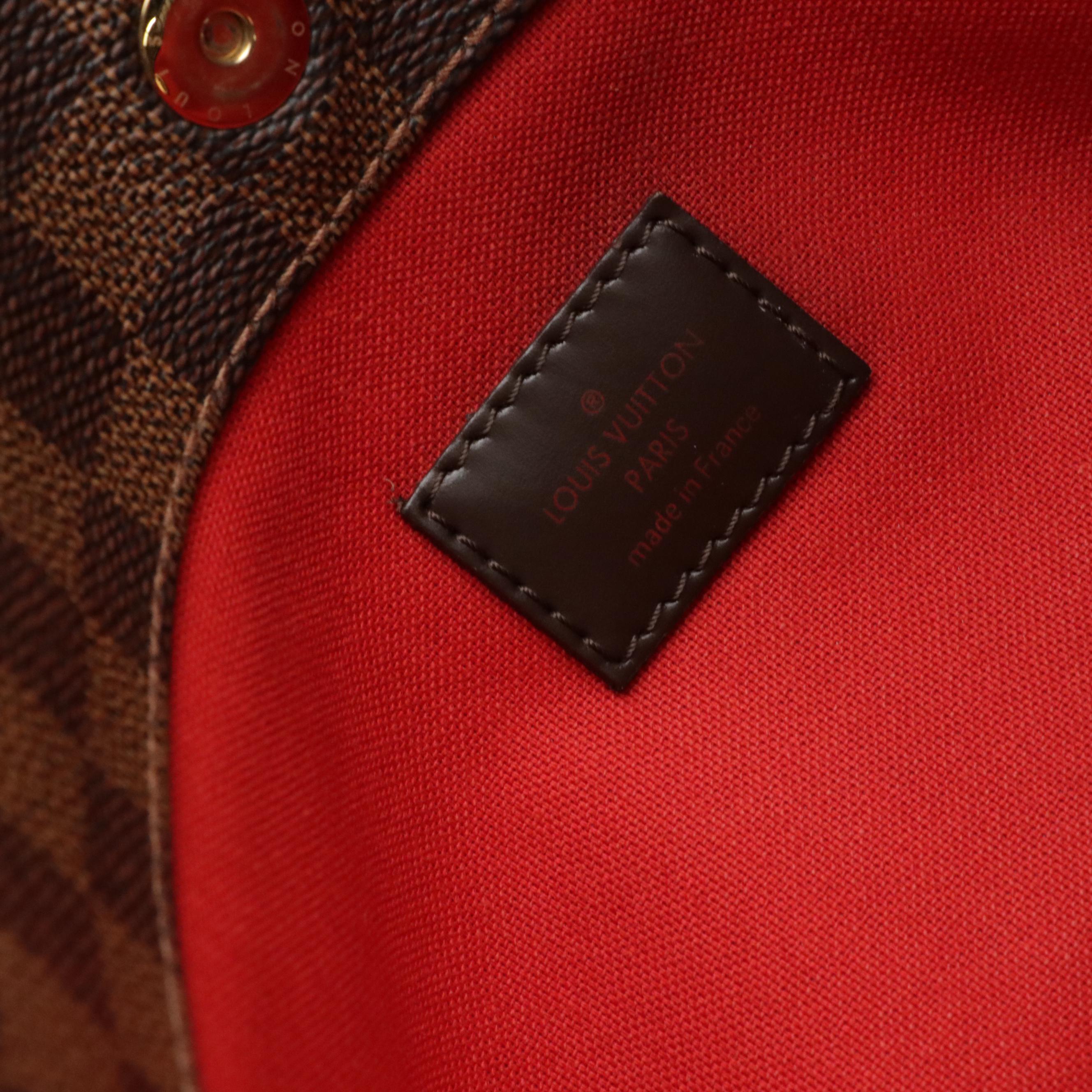 Louis Vuitton Bloomsbury PM Crossbody Bag in Damier Ebene Canvas and Leather