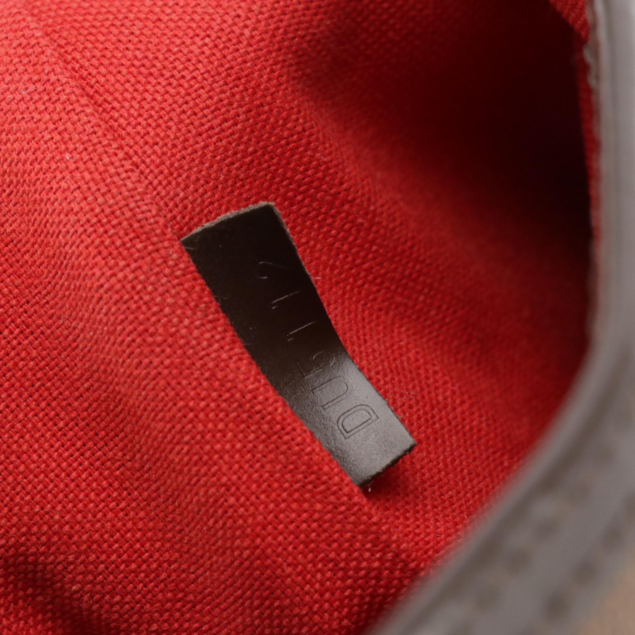 Louis Vuitton Bloomsbury PM Crossbody Bag in Damier Ebene Canvas and Leather