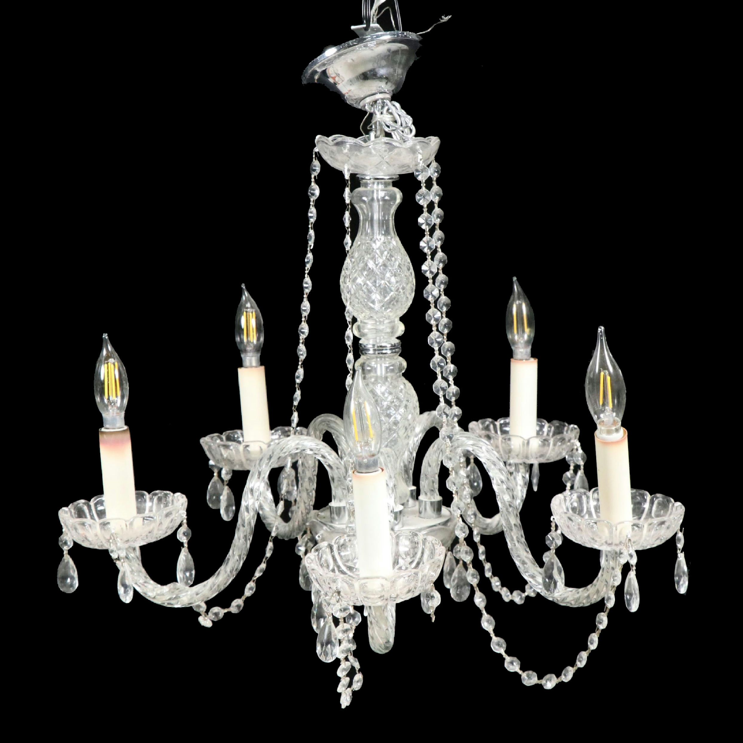 Venetian Style Five-Arm Chandelier