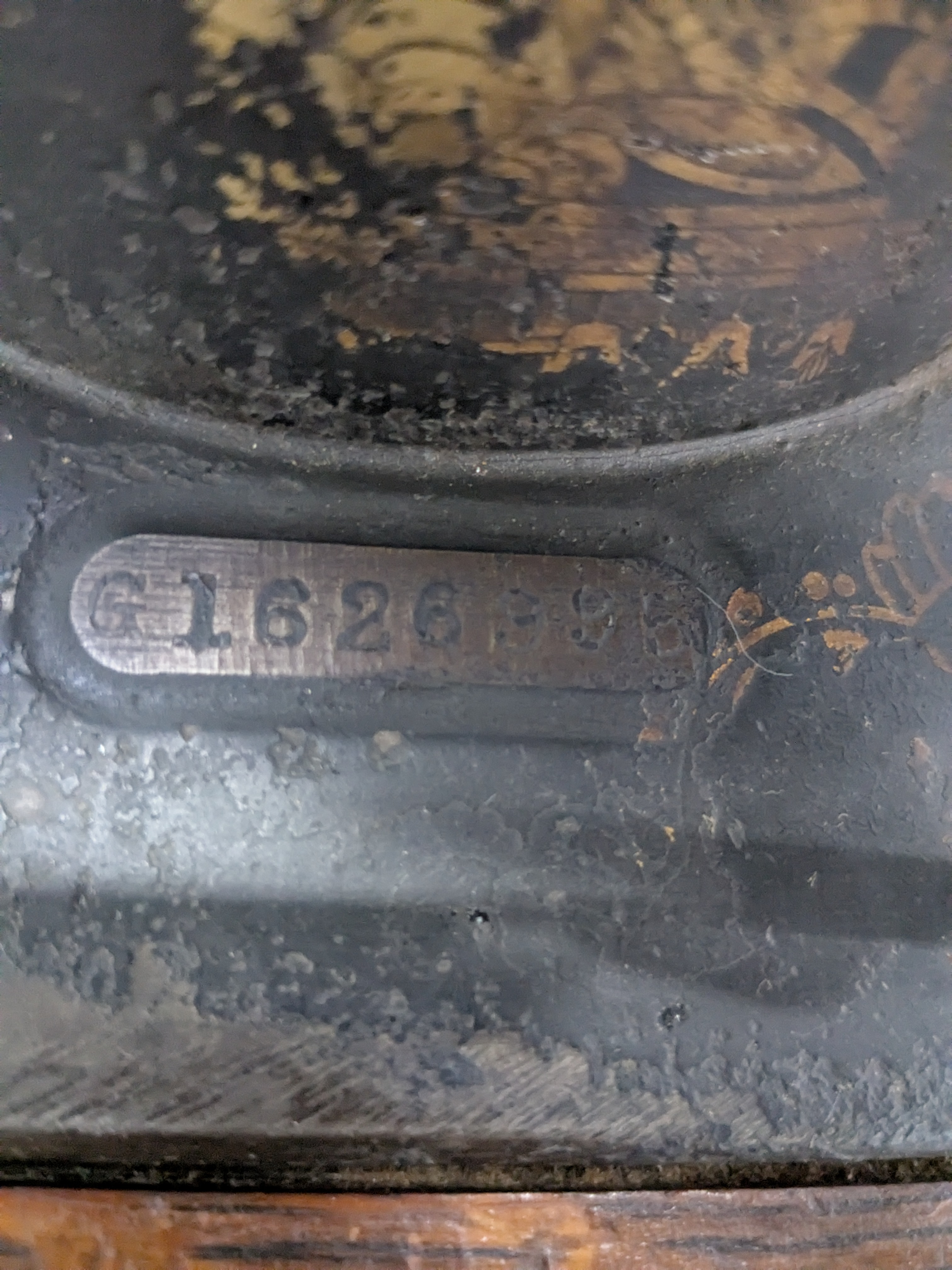 Singer Model 27 Treadle Sewing Machine with Oak Treadle Table, c. 1911