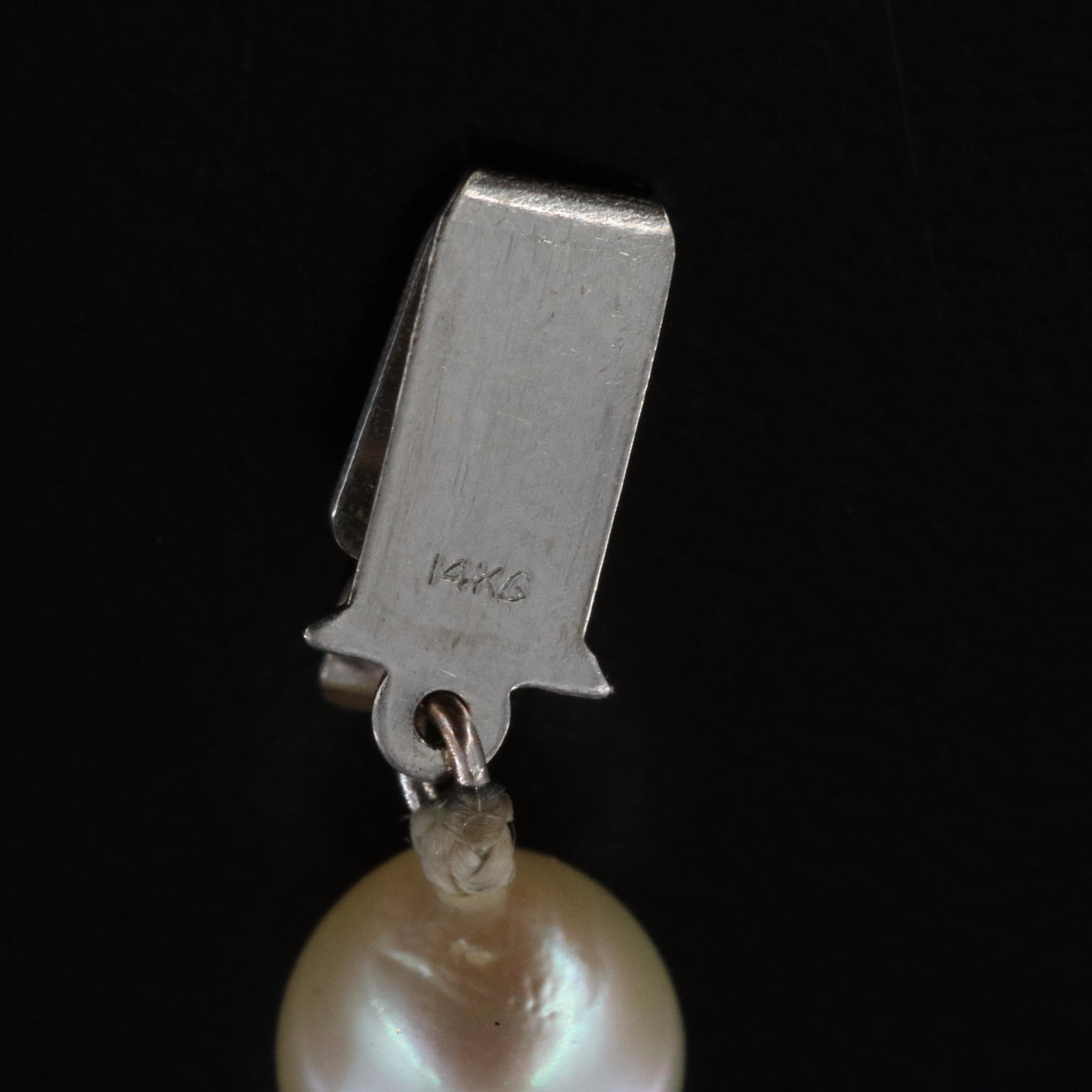 Graduated Pearl Necklace with 14K Clasp