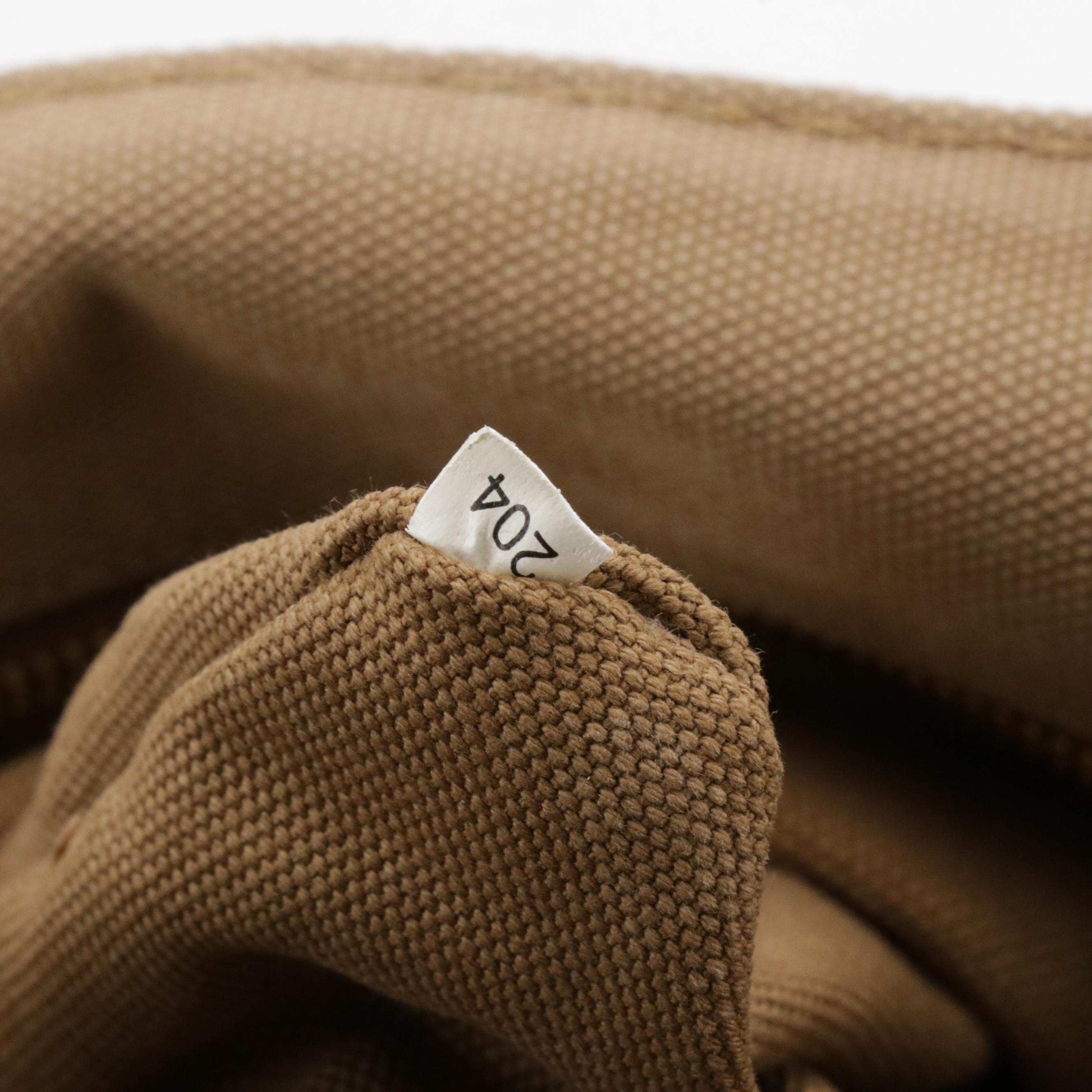 Prada Tobacco Canapa Canvas Tote