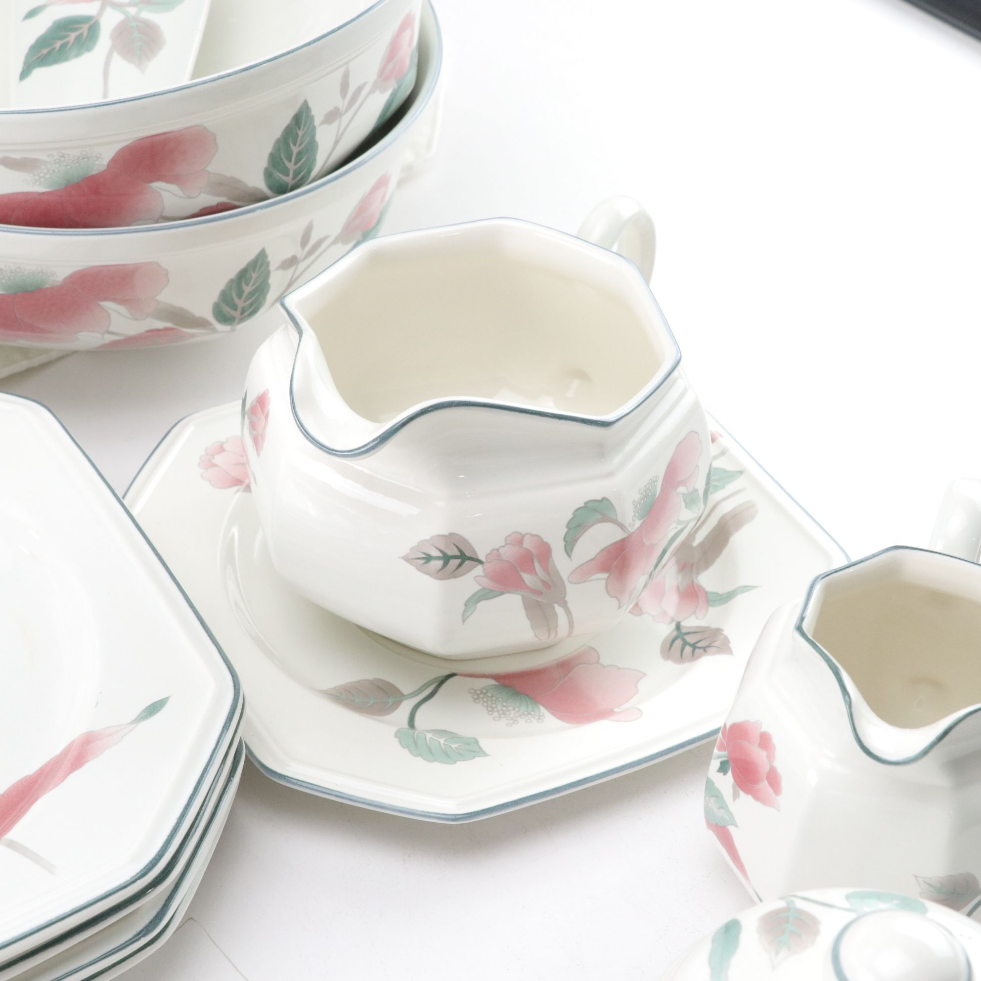 Mikasa Continental "Silk Flowers" Stoneware Dinnerware