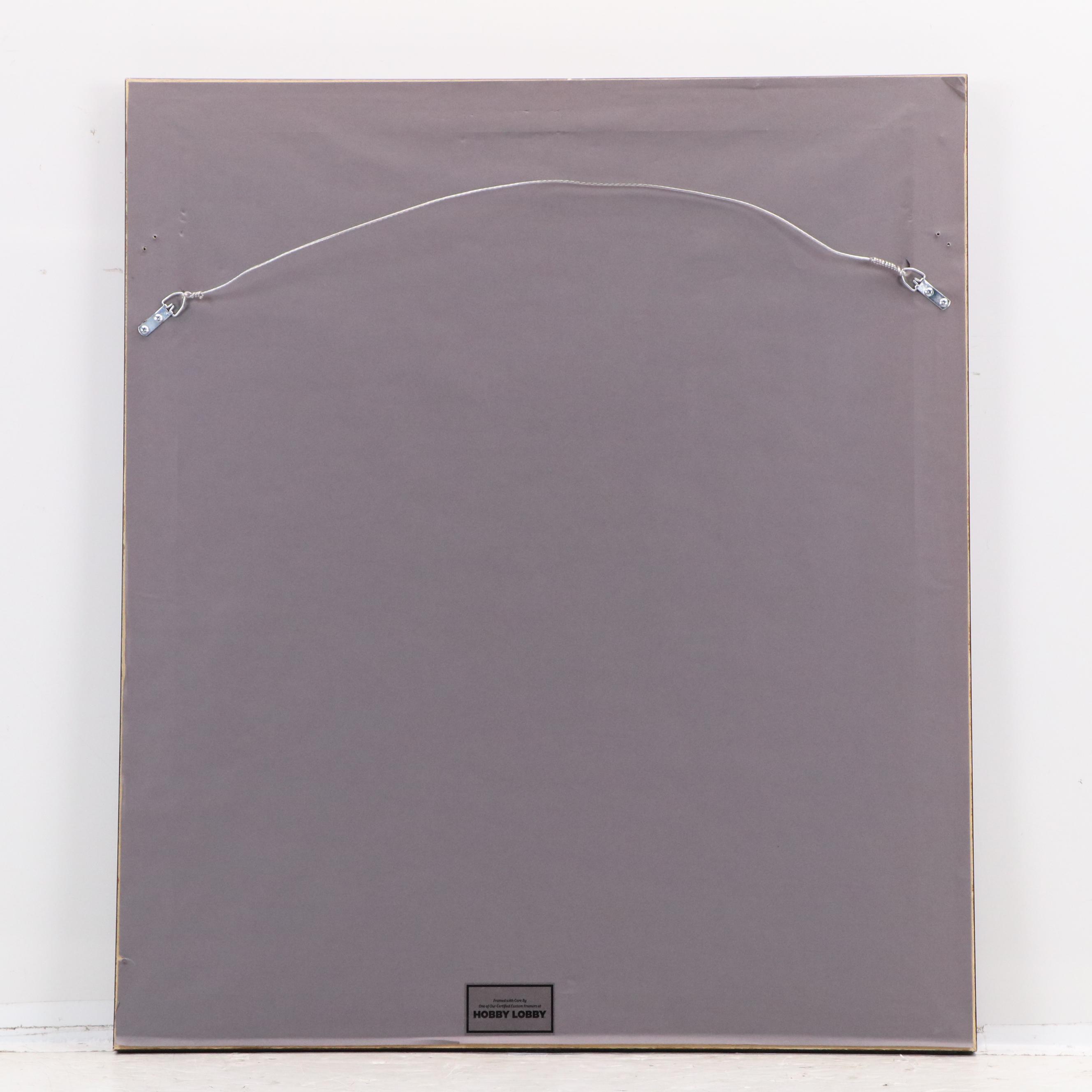 Josh Young Altered Mixed Media Portrait "Eugene in Blush"