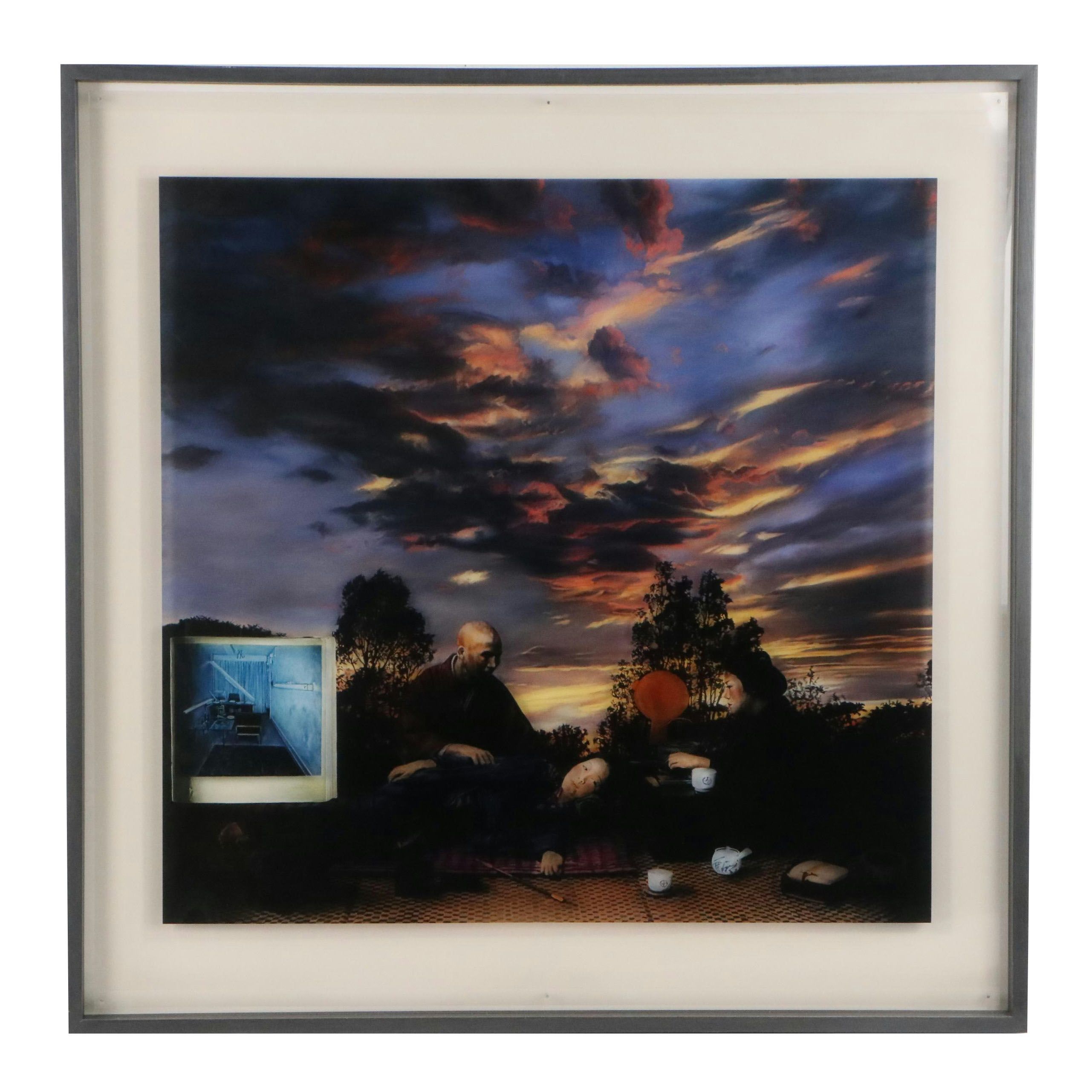 Digital Print on Duraclear Film After L. Brown & C. Green "First Light," 21st C.