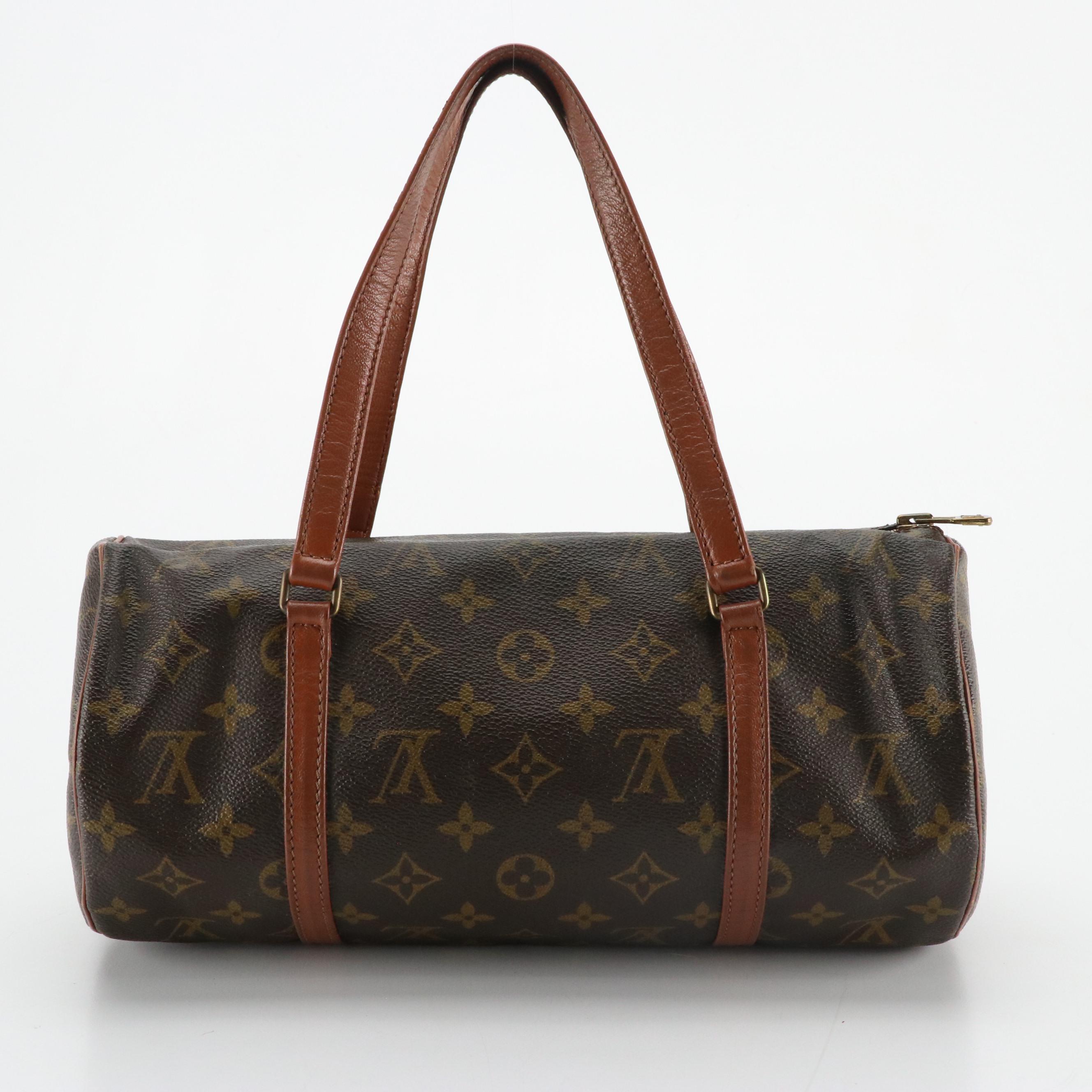 Louis Vuitton Papillon 30 in Monogram Canvas and Brown Leather