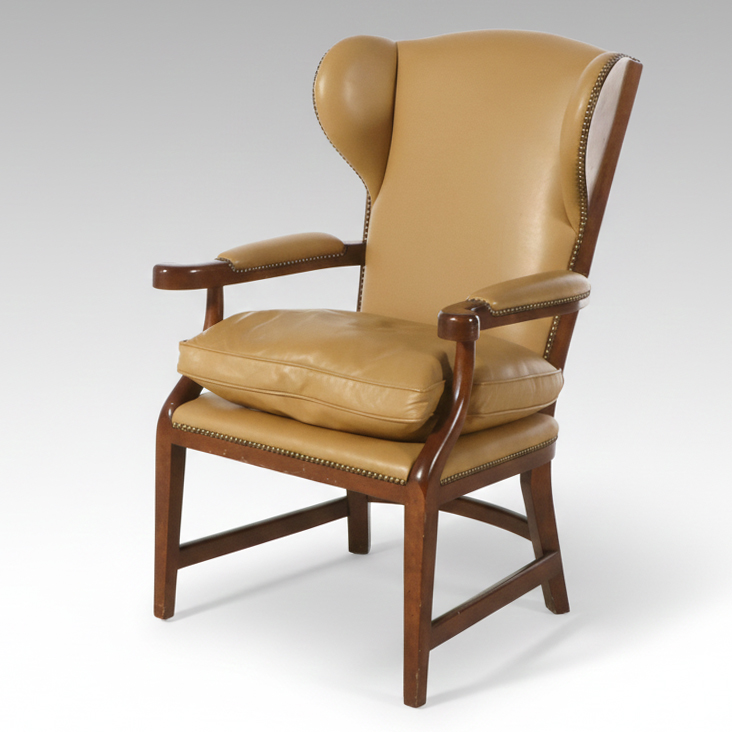 Minton-Spidell Leather Armchair