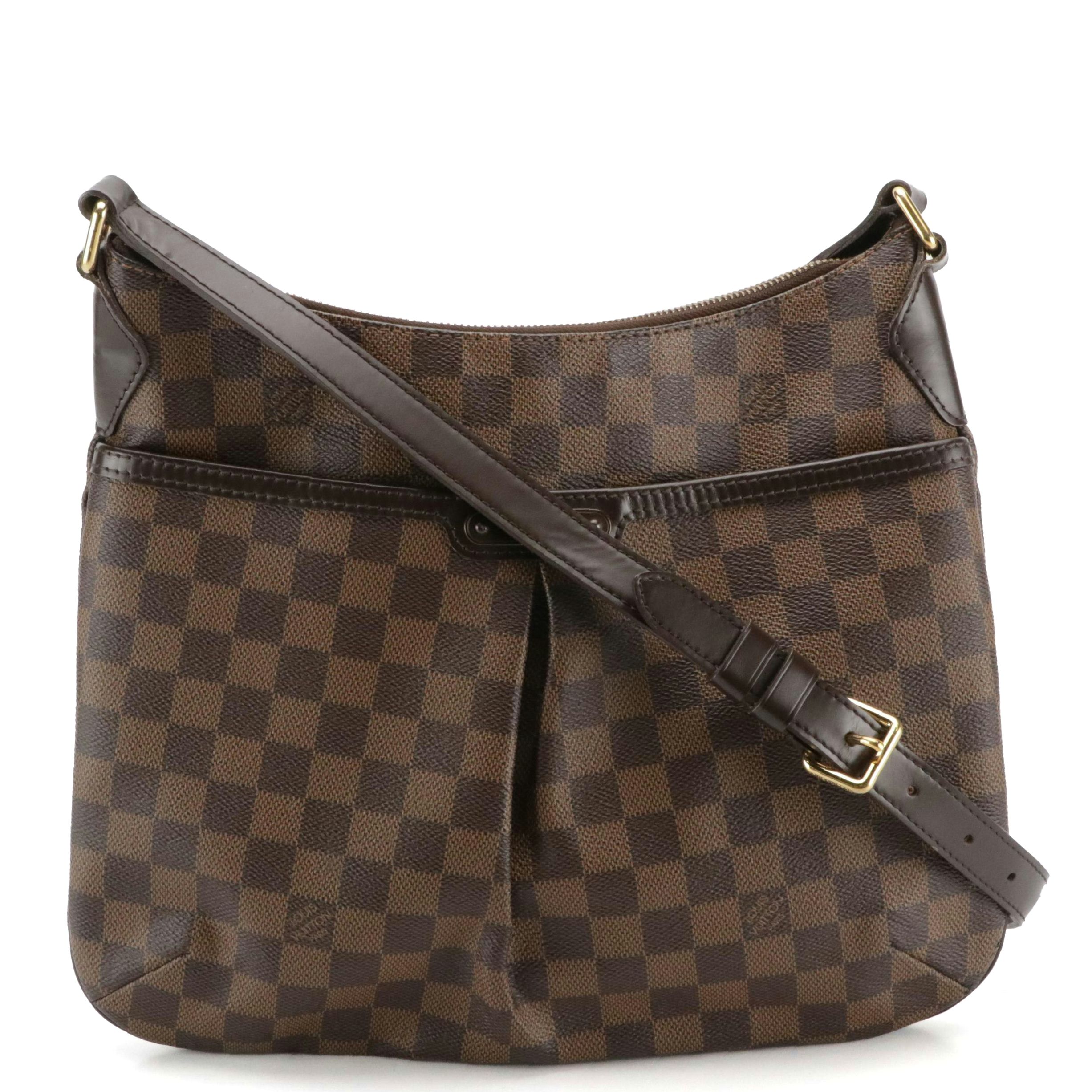 Louis Vuitton Bloomsbury PM Crossbody Bag in Damier Ebene Canvas and Leather