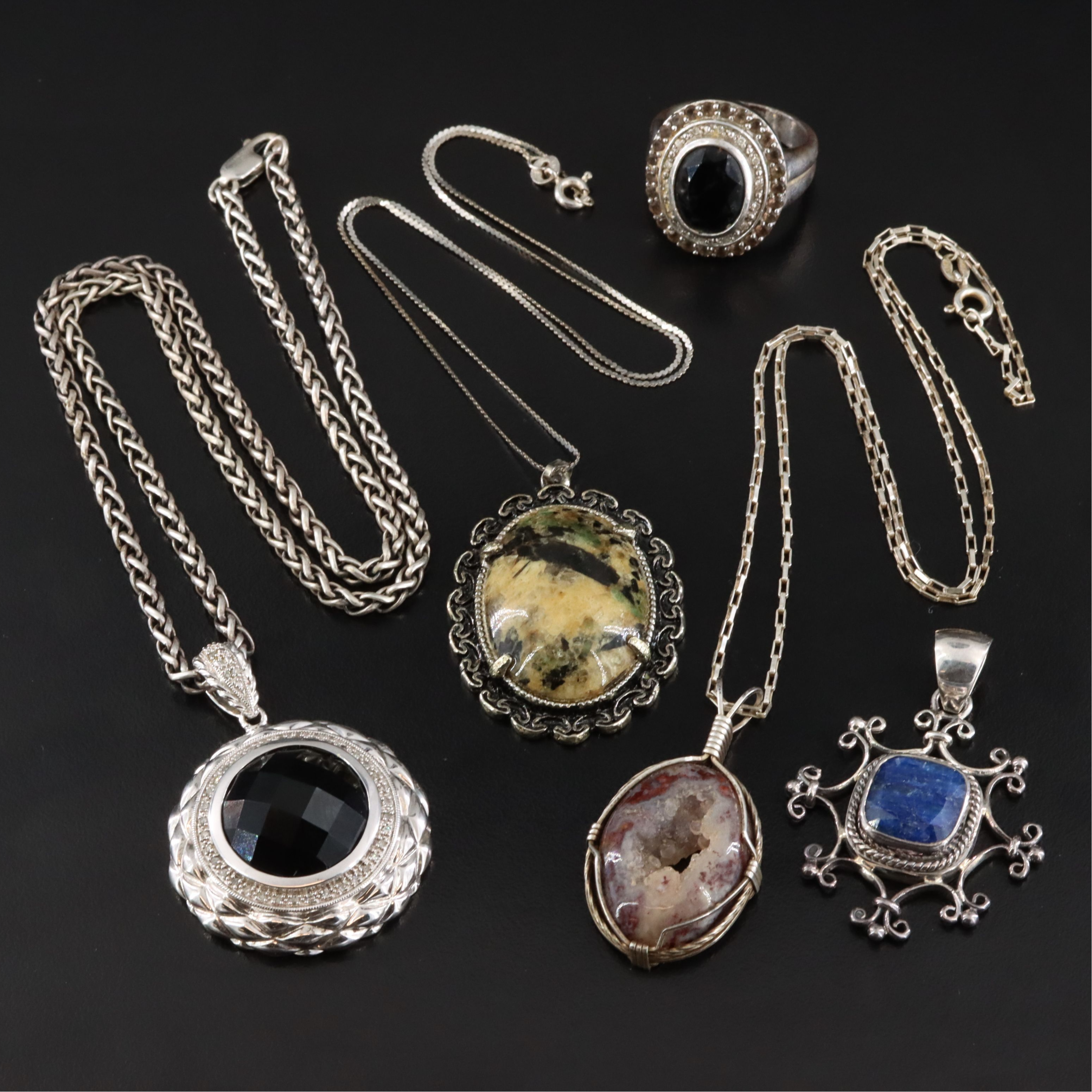 Jewelry Collection Featuring Sterling, Sillimanite and Diamond