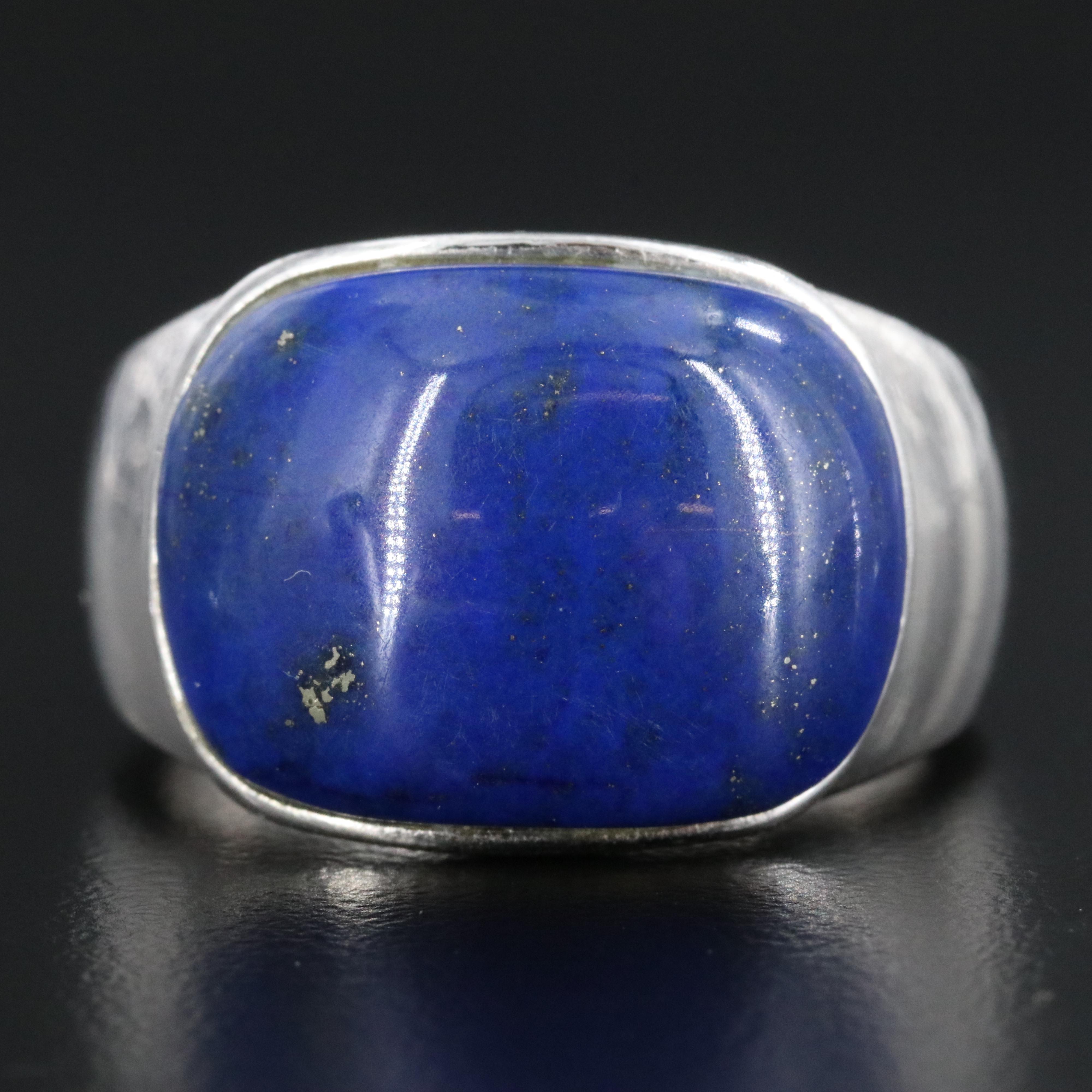 Sterling Lapis Lazuli Ring