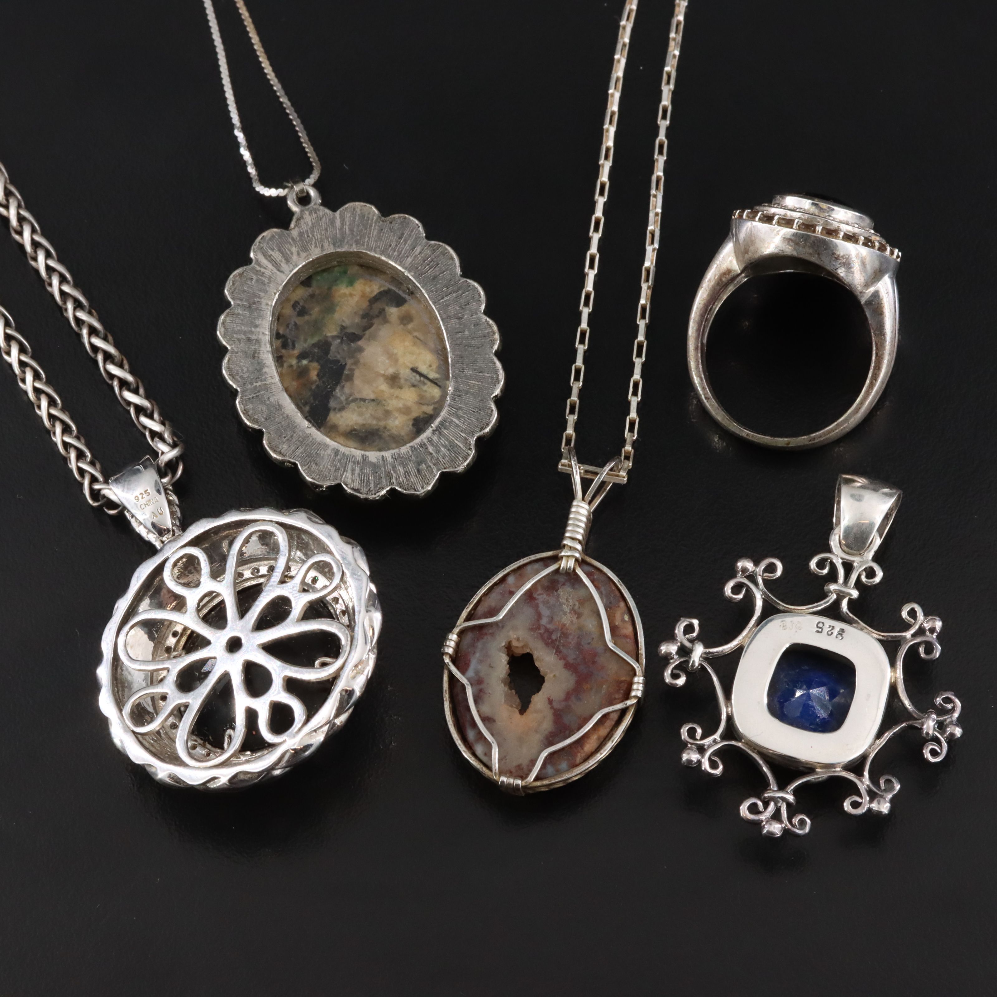 Jewelry Collection Featuring Sterling, Sillimanite and Diamond