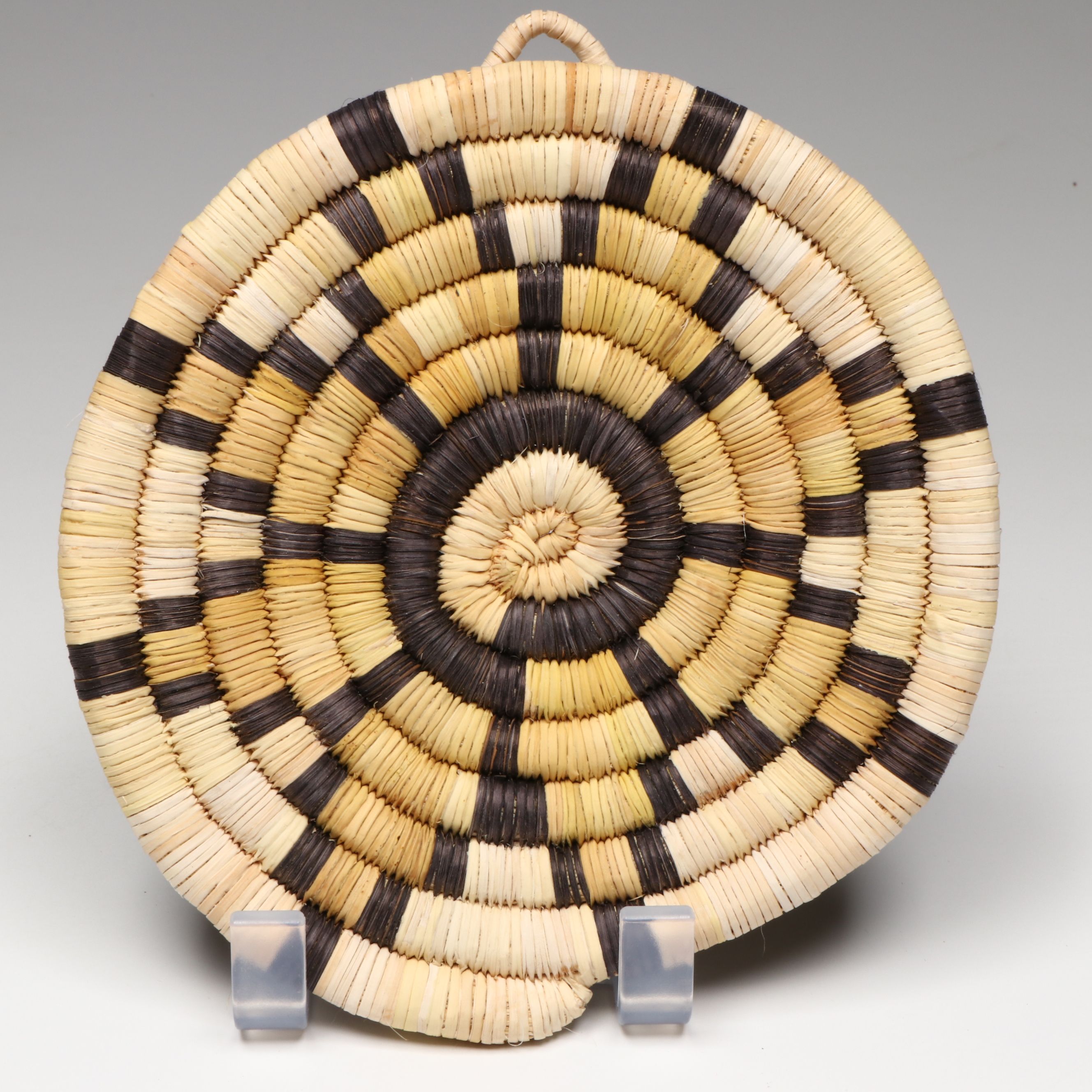Rachel Torivio Hopi Handwoven Yucca and Galletta Grass Coiled Baskets