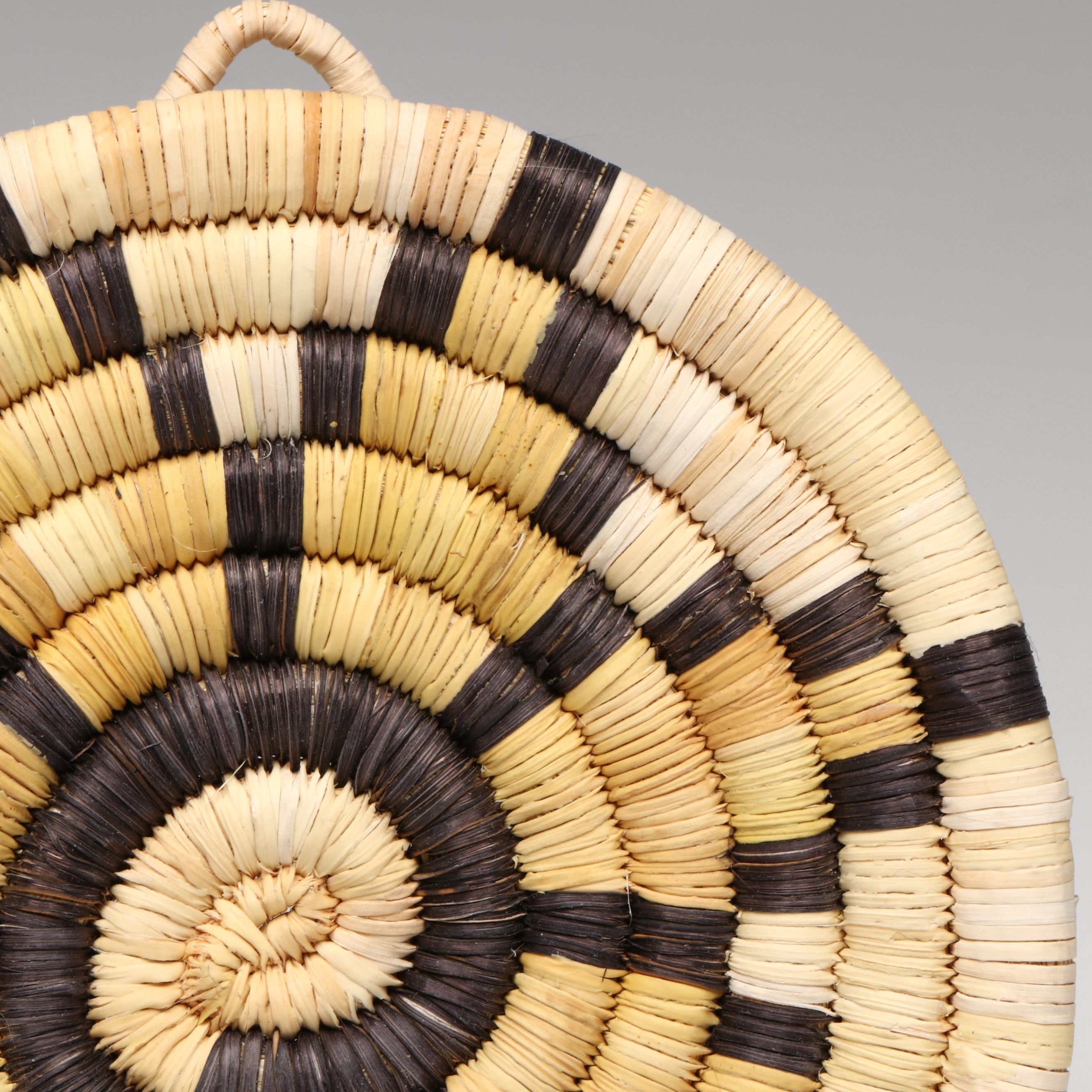 Rachel Torivio Hopi Handwoven Yucca and Galletta Grass Coiled Baskets