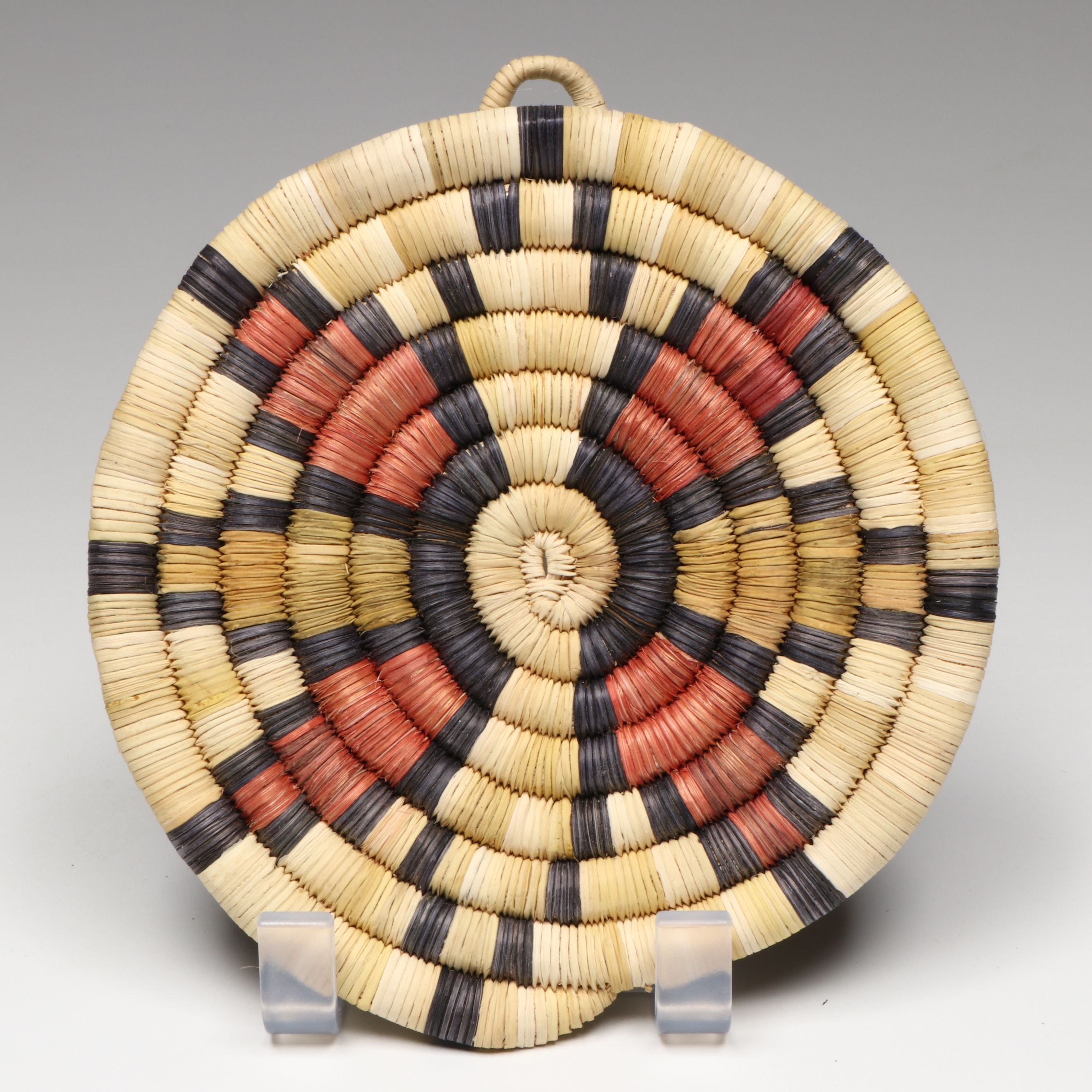Rachel Torivio Hopi Handwoven Yucca and Galletta Grass Coiled Baskets