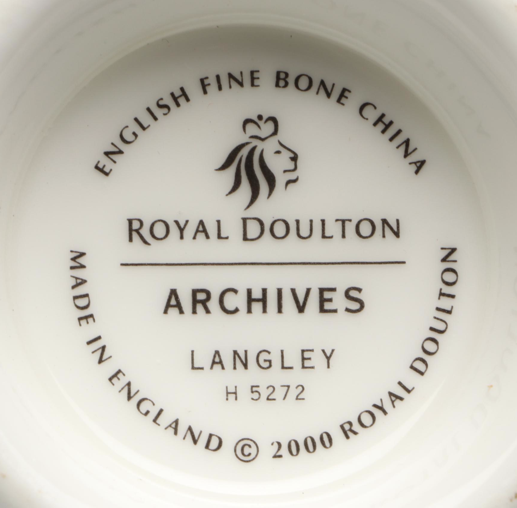 Royal Doulton "Langley" China Dinnerware