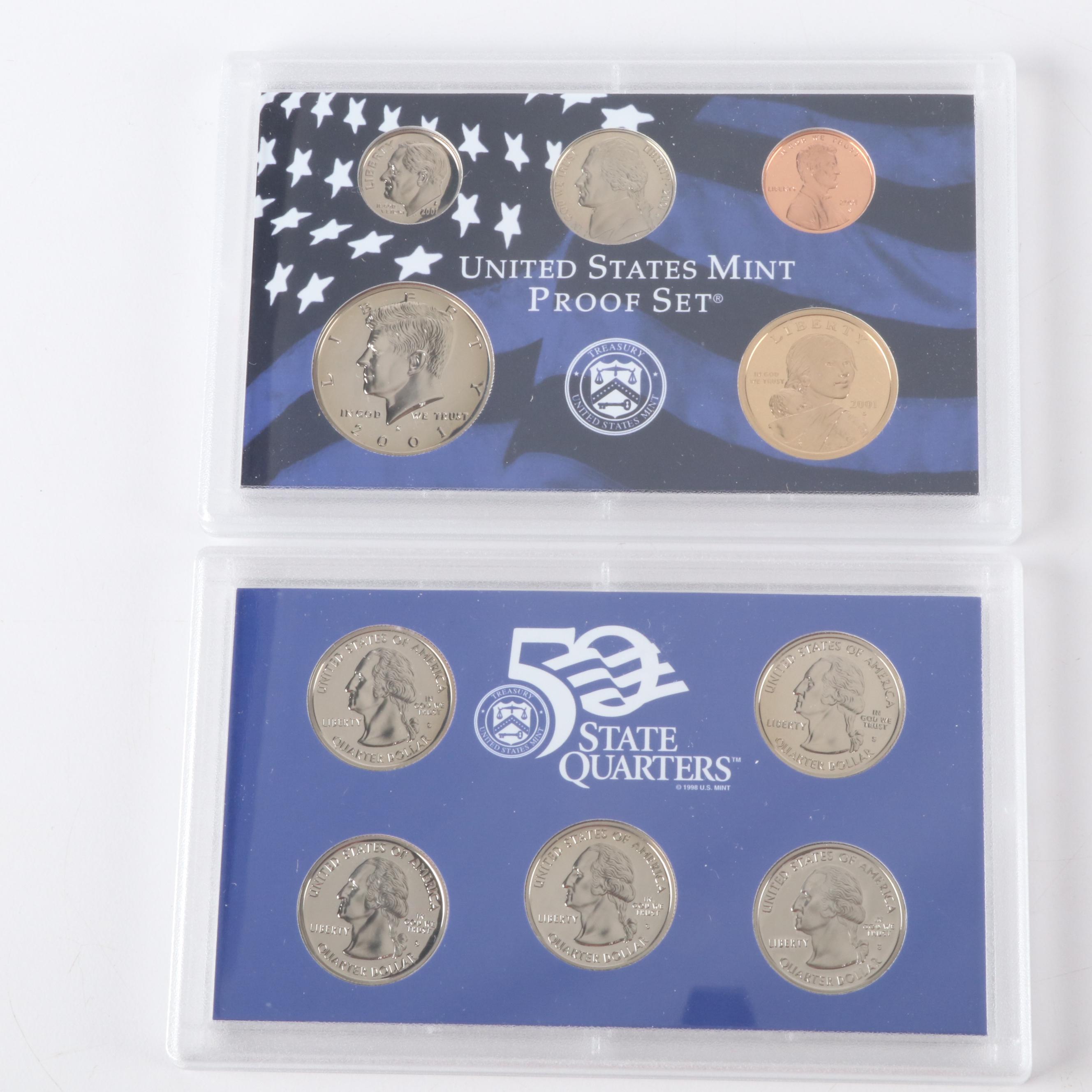 37 United States Modern proof Sets 1969-2007 Missing Only 1990 and 1993