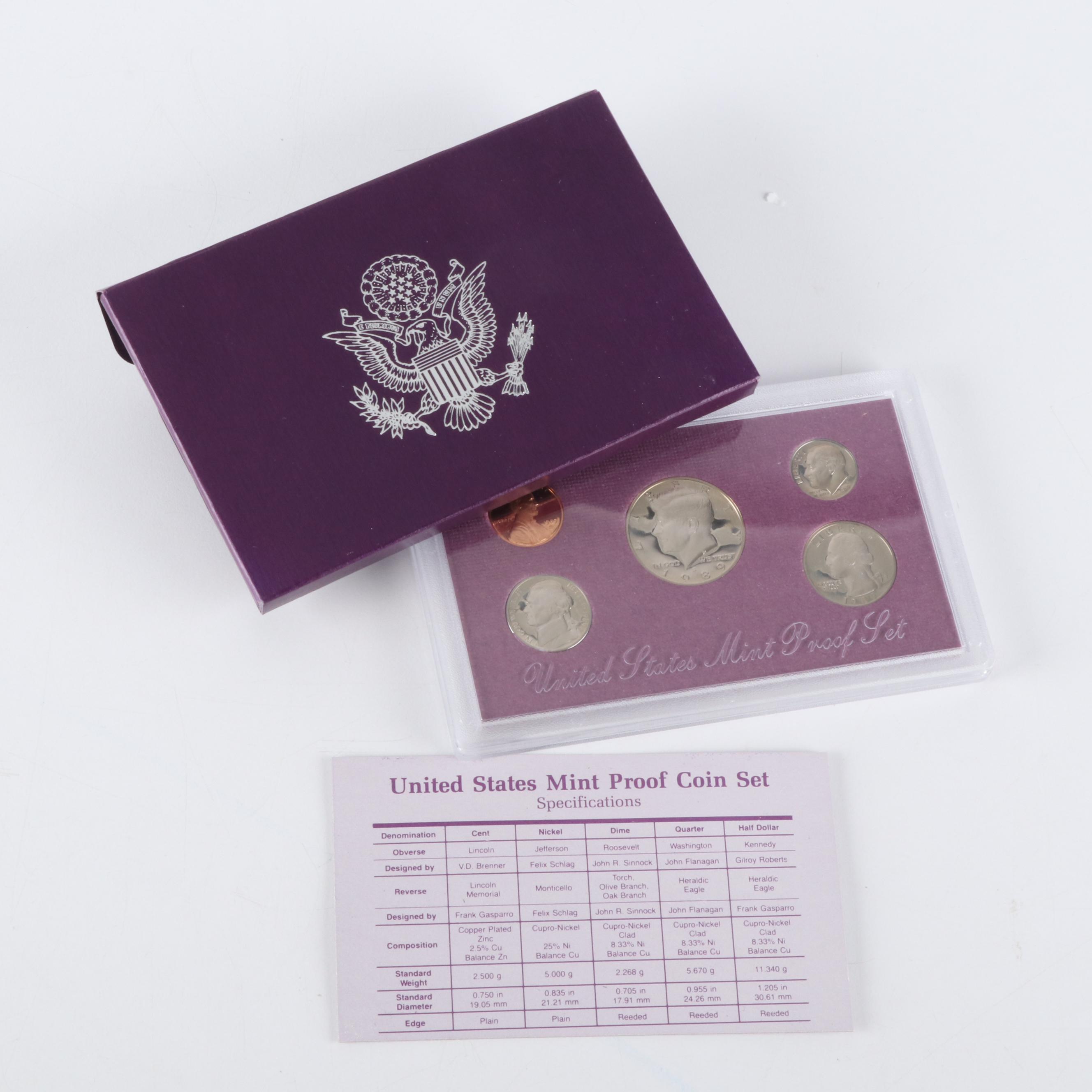 37 United States Modern proof Sets 1969-2007 Missing Only 1990 and 1993